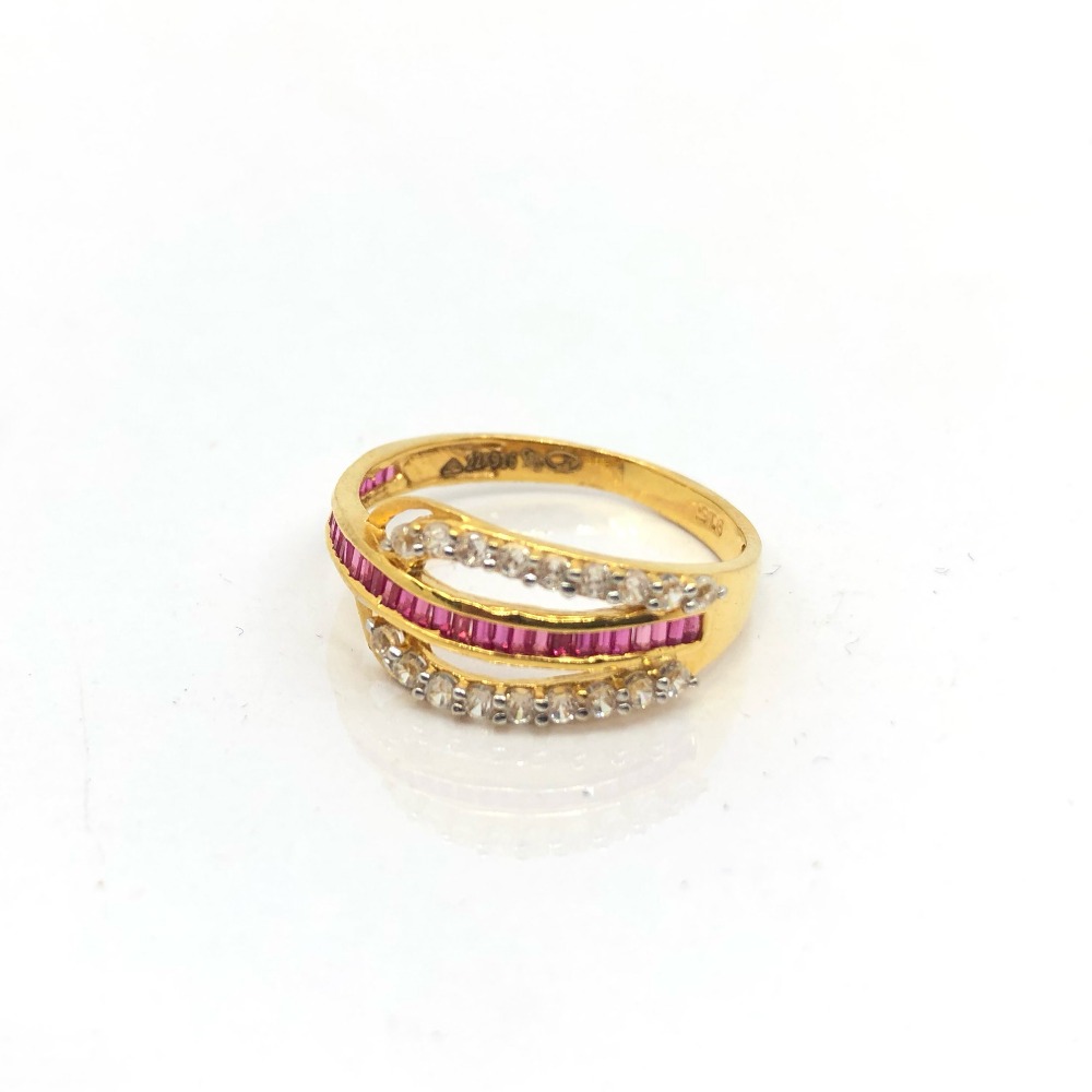 22k gold pretty rings jjjgr08