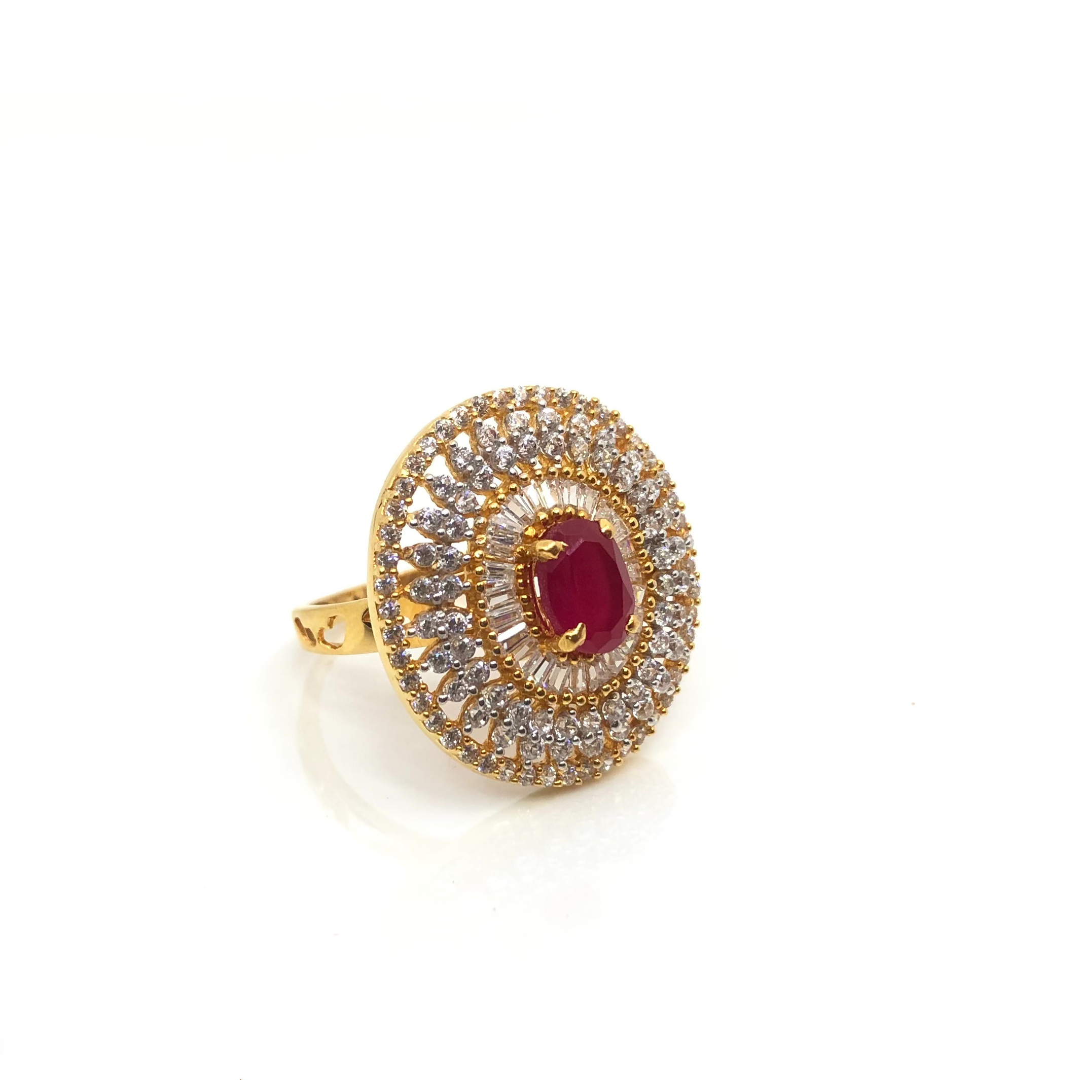 22K Gold Elegant Rings JJJGR01