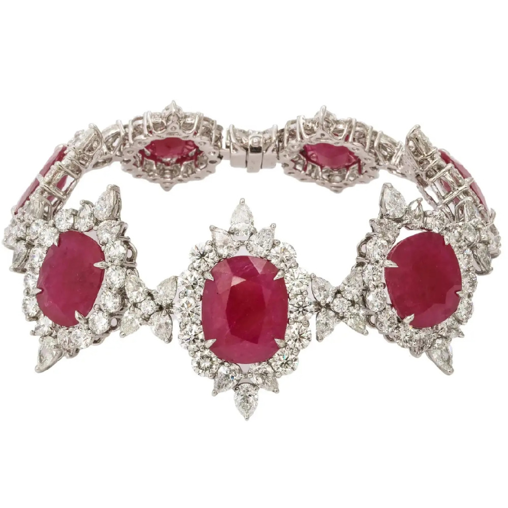 68.70 carats of certified Intense Red Ruby   30.71 carats