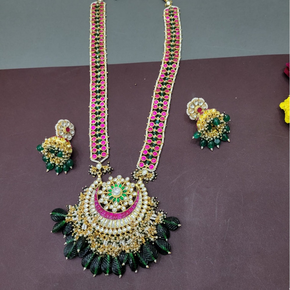 Green moti Necklace set