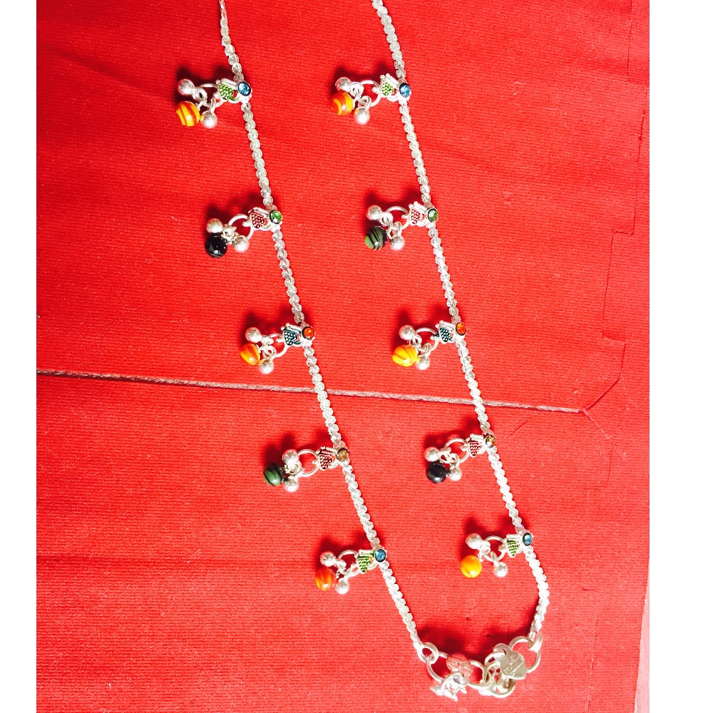 Diamond Silver Imitation Anklets, designer Figure pattern Anklets - Image 2