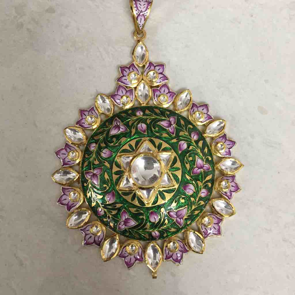 22KT Gold Bikaneri Pendant