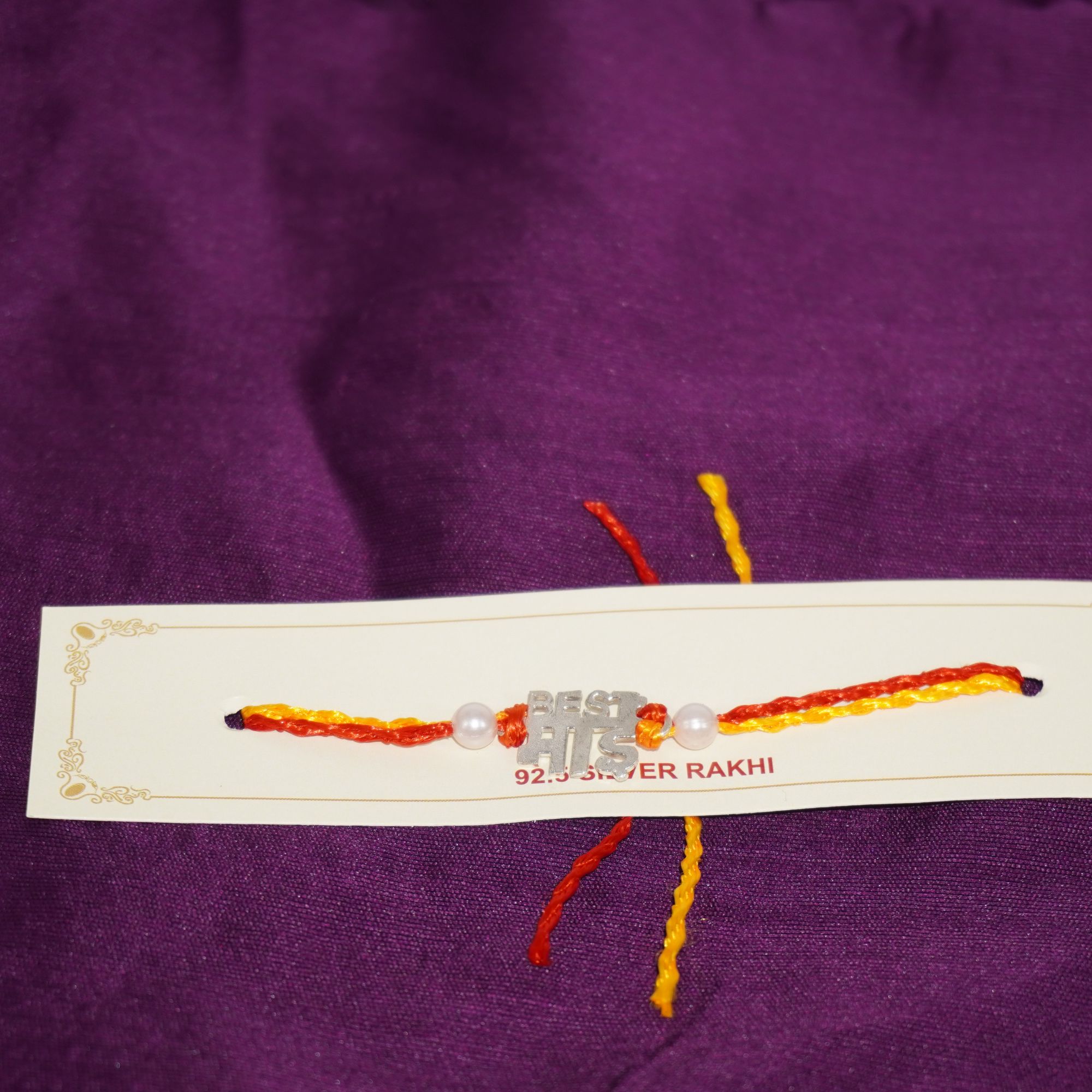 925 Silver Bhai Rakhi