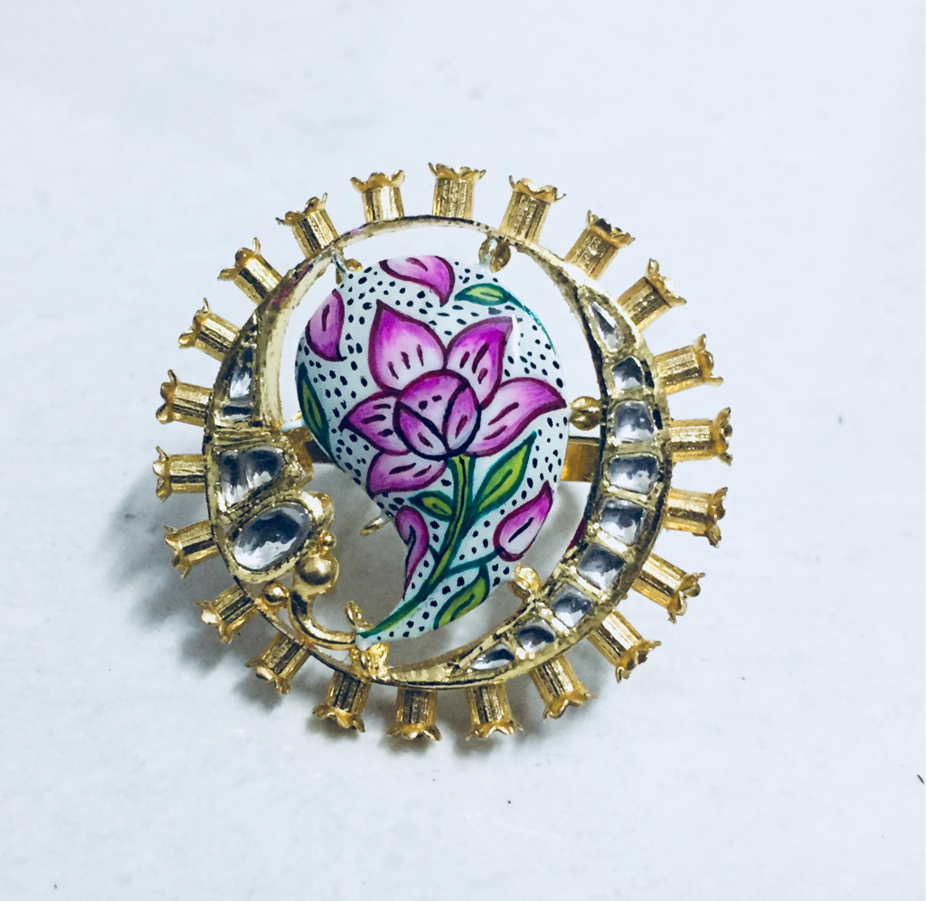 Bikaneri Meenakari Ring