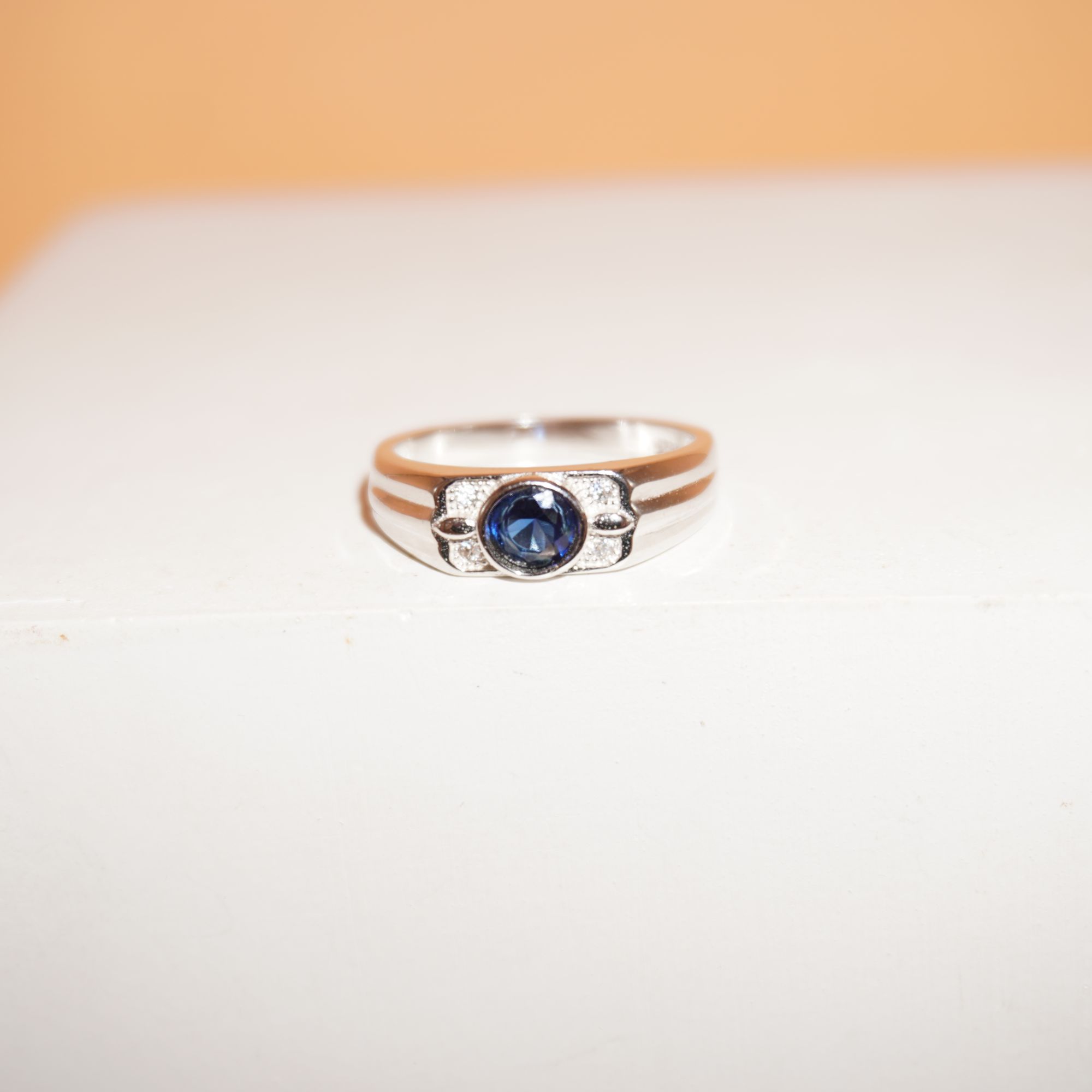 925 Silver Handmade Colour Stone Ring 710R26