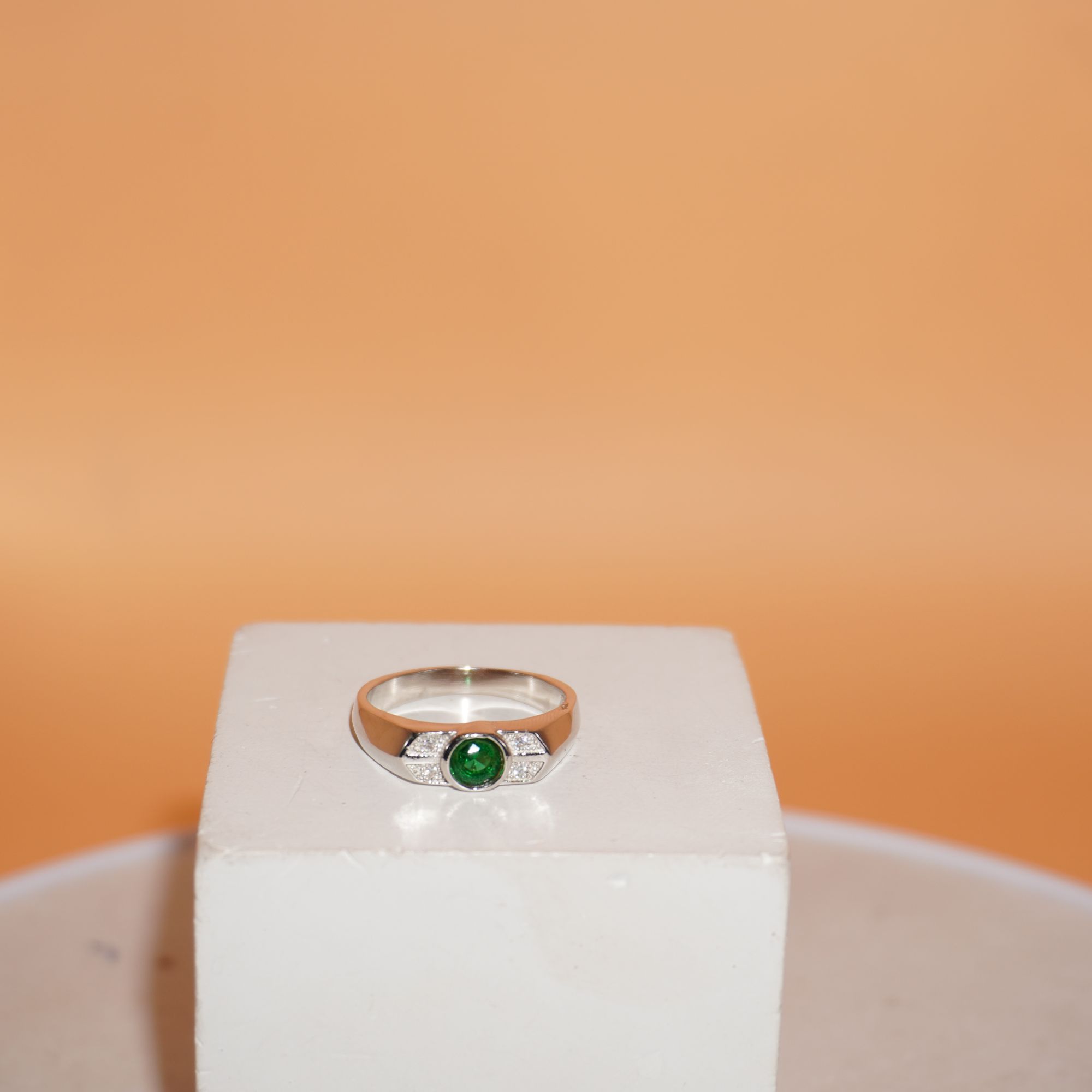 925 Silver Fancy Diamond Ring 709R33