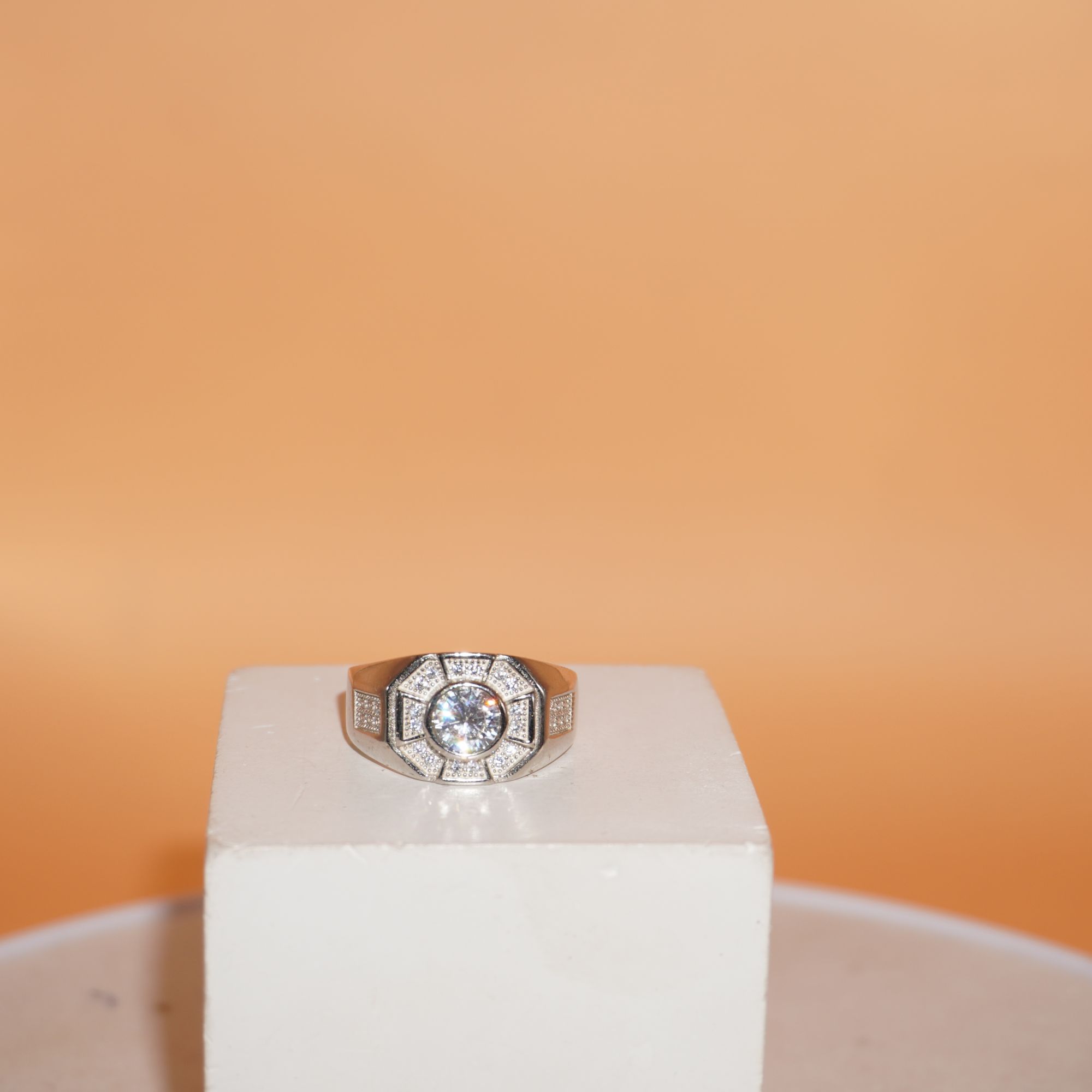 925 Silver Gorgeous Diamond Ring 712R23