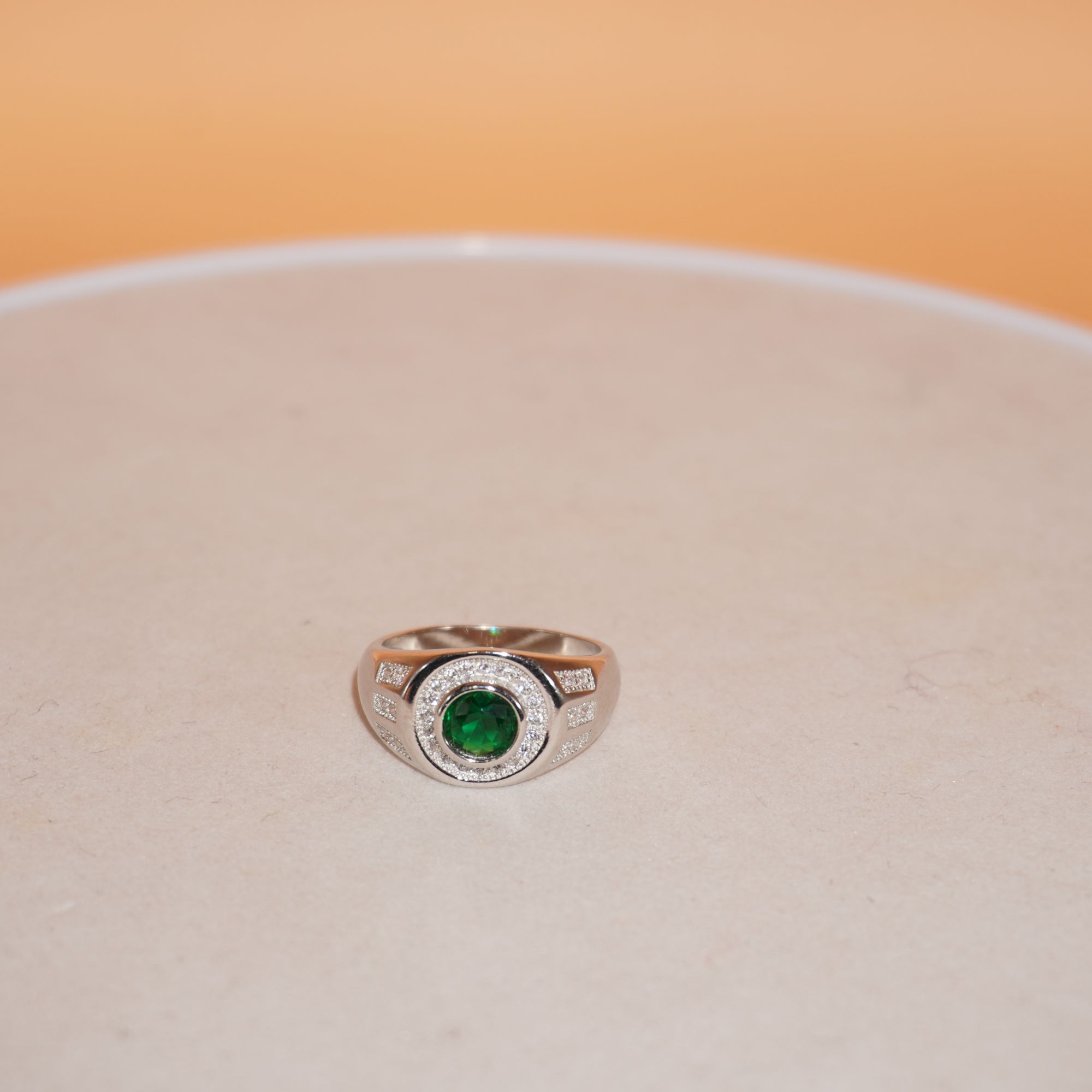 925 Silver Dazzling Colour Stone Ring 713R40