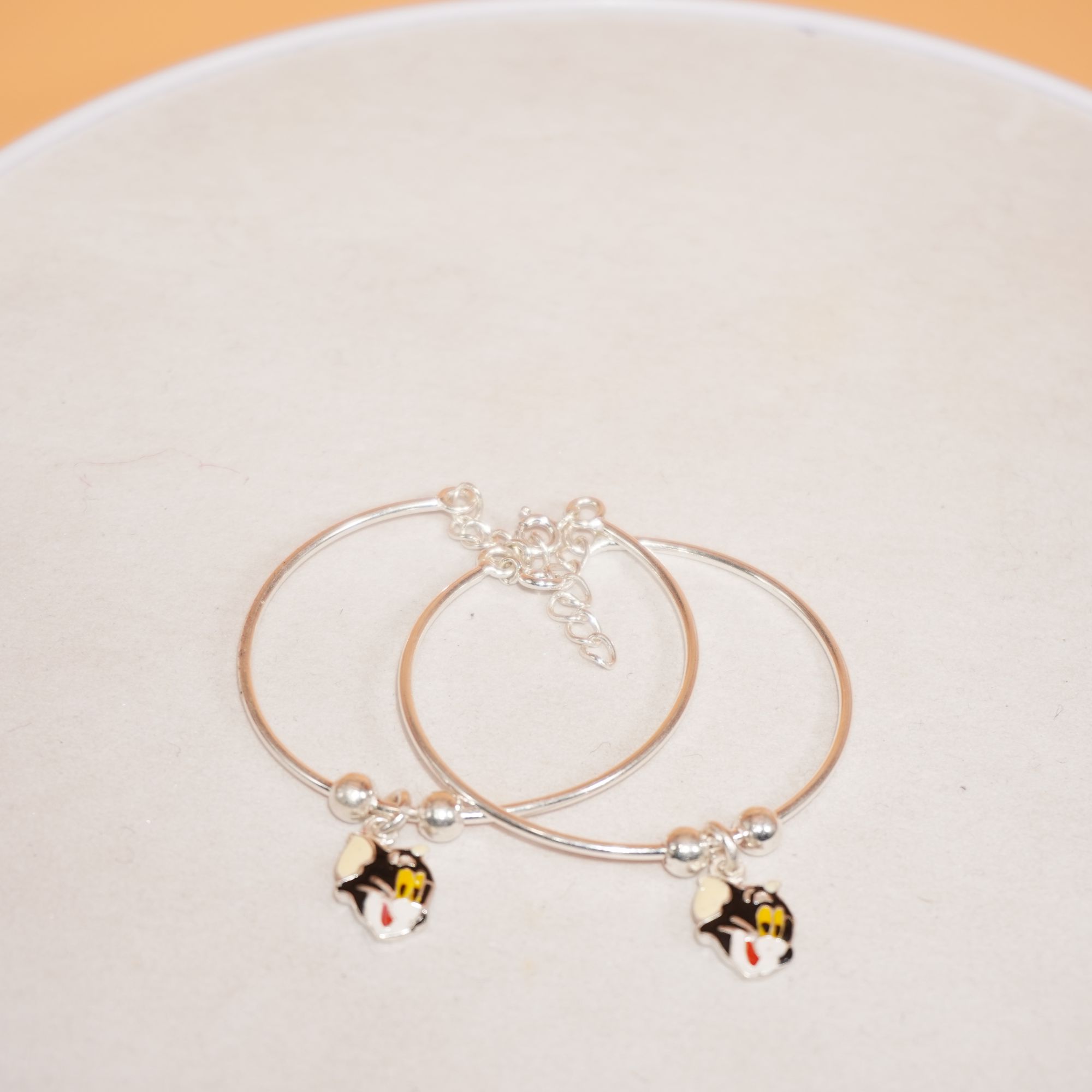925 Silver Kada For Baby