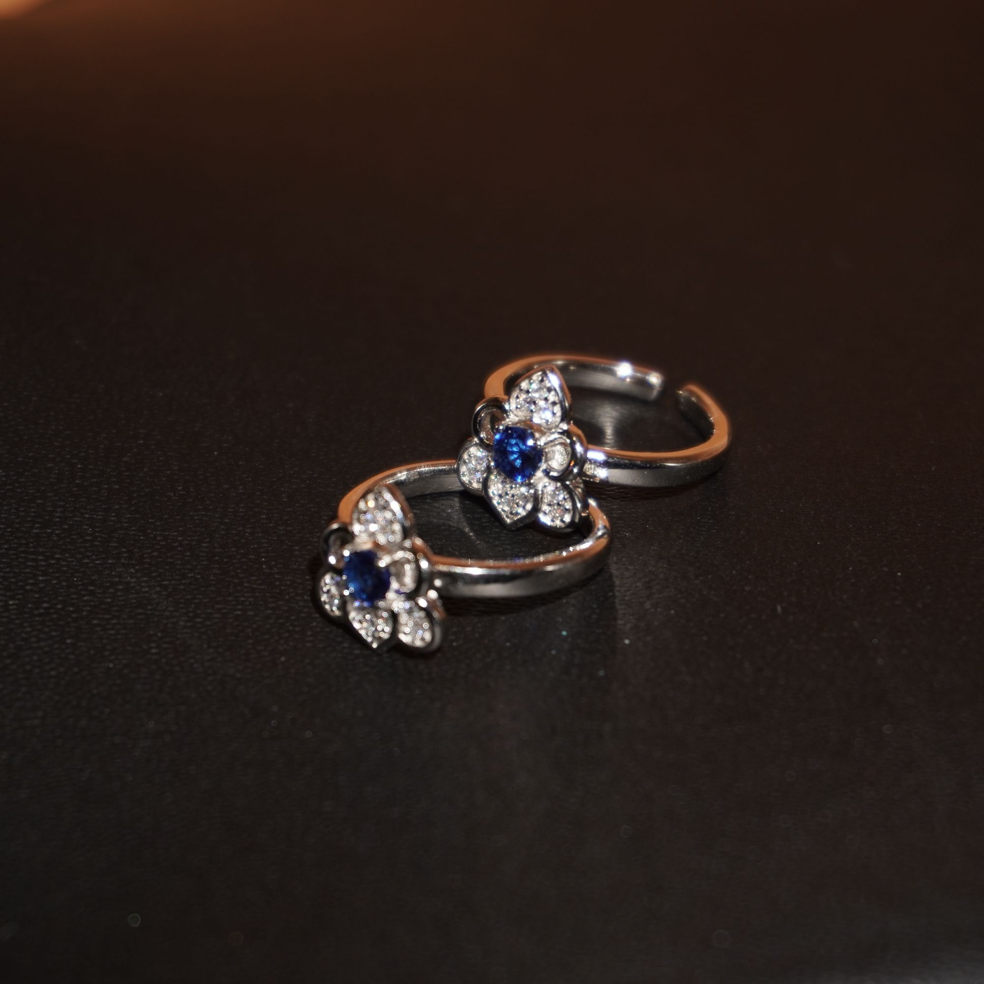 925 Silver Fancy Ladies Toe Rings 124R331