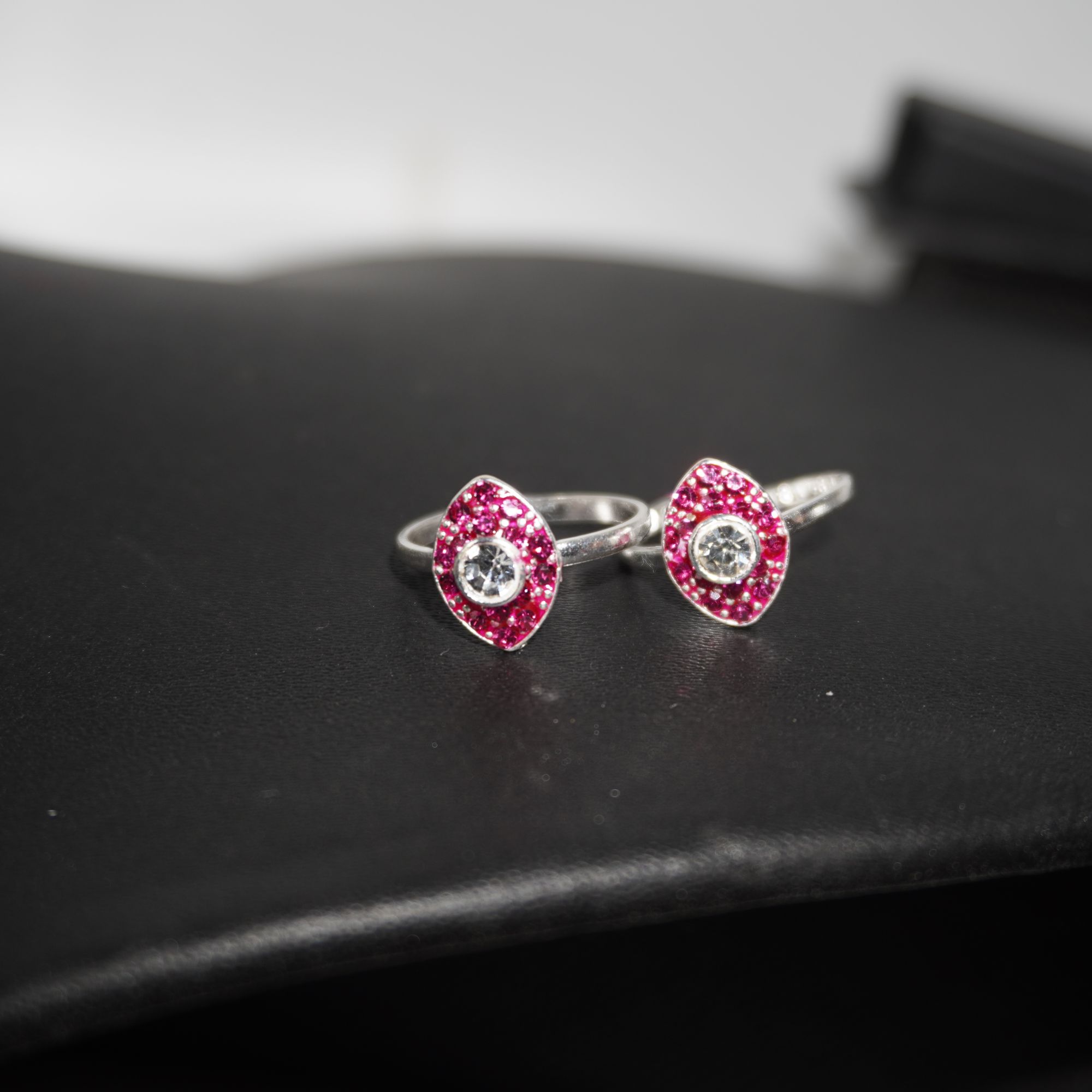 925 Silver Pink Color Pilly For Women