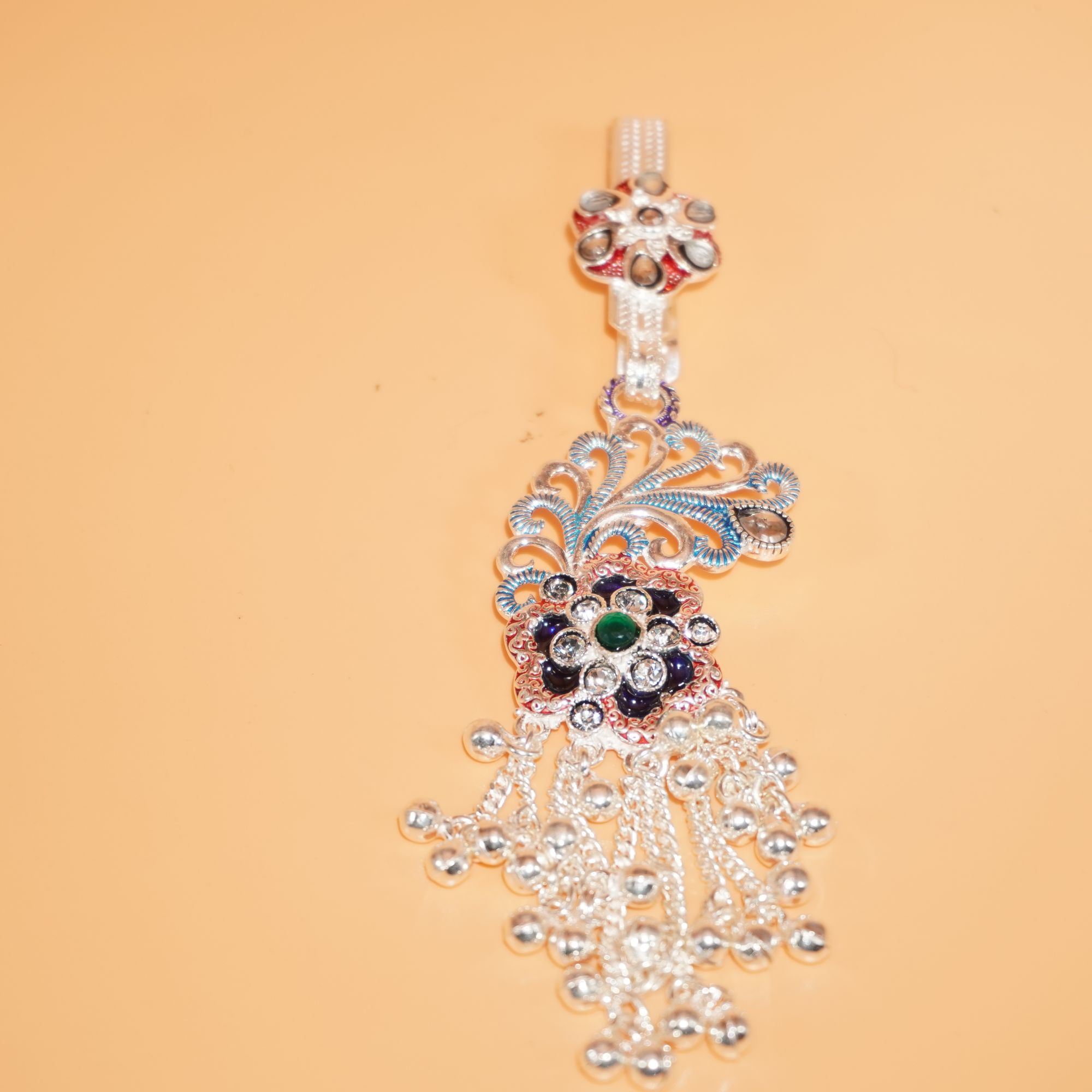Silver Designer Waist Key Chain
