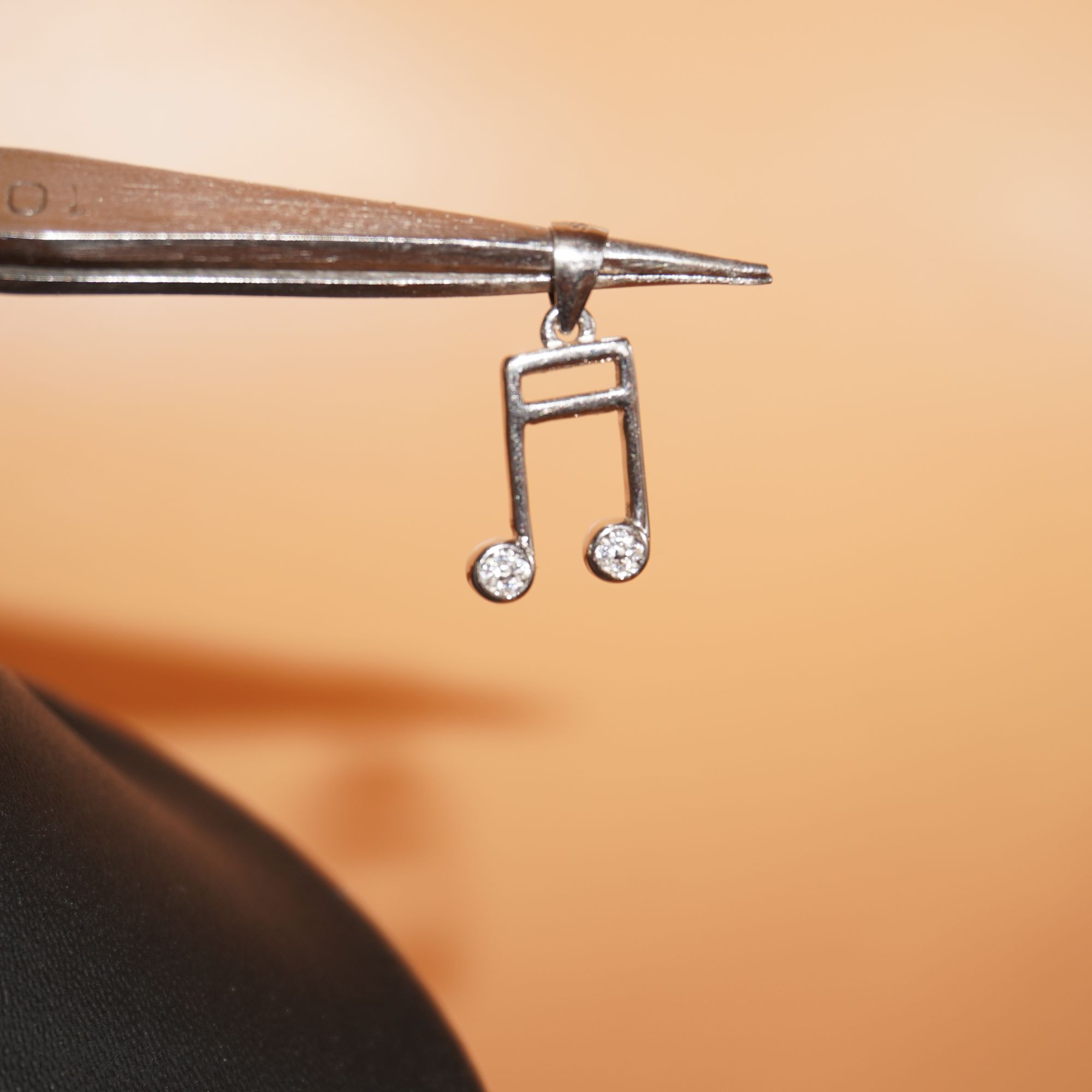 925 Silver Music Symbol Pendant