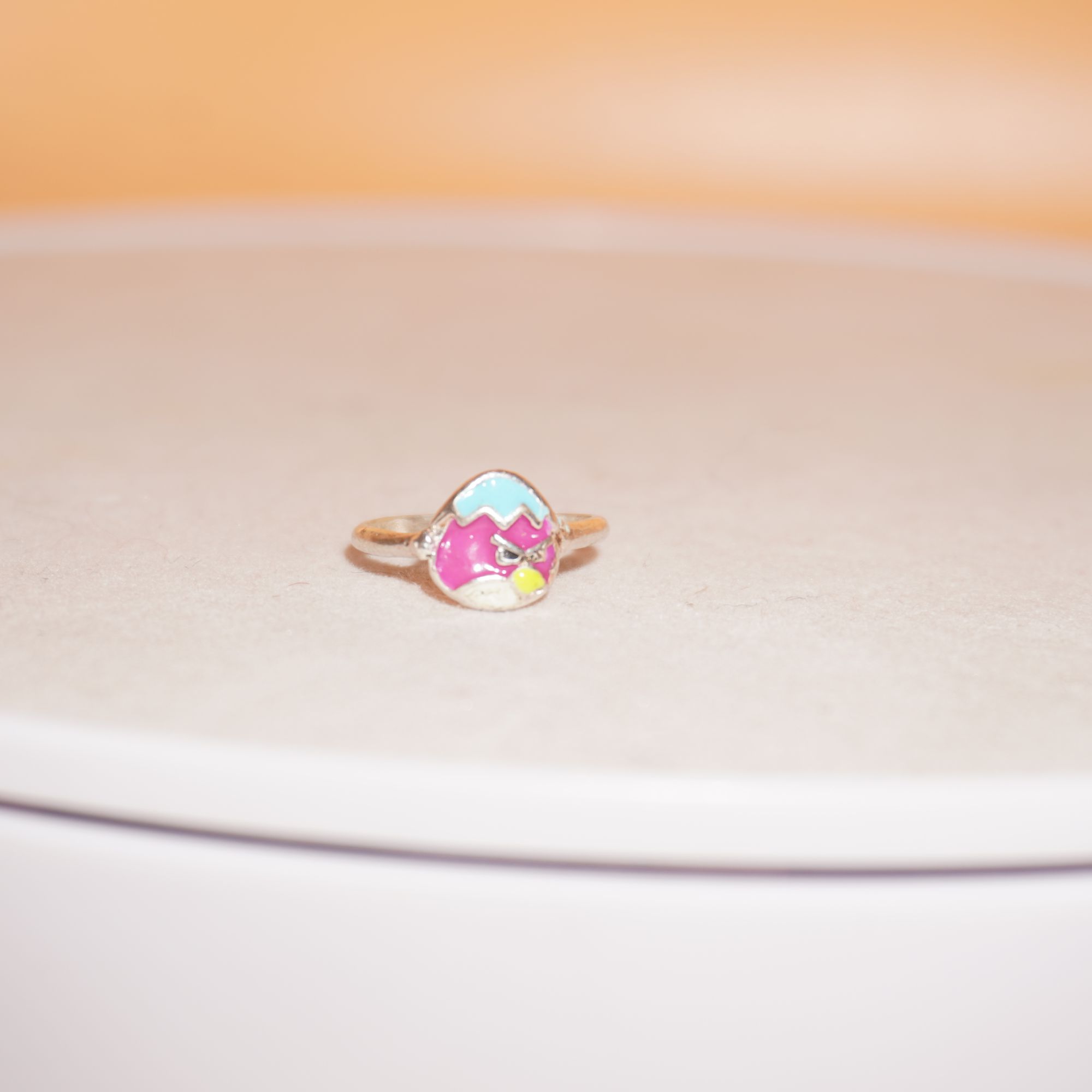 925 Silver Dazzling Cartoon Ring
