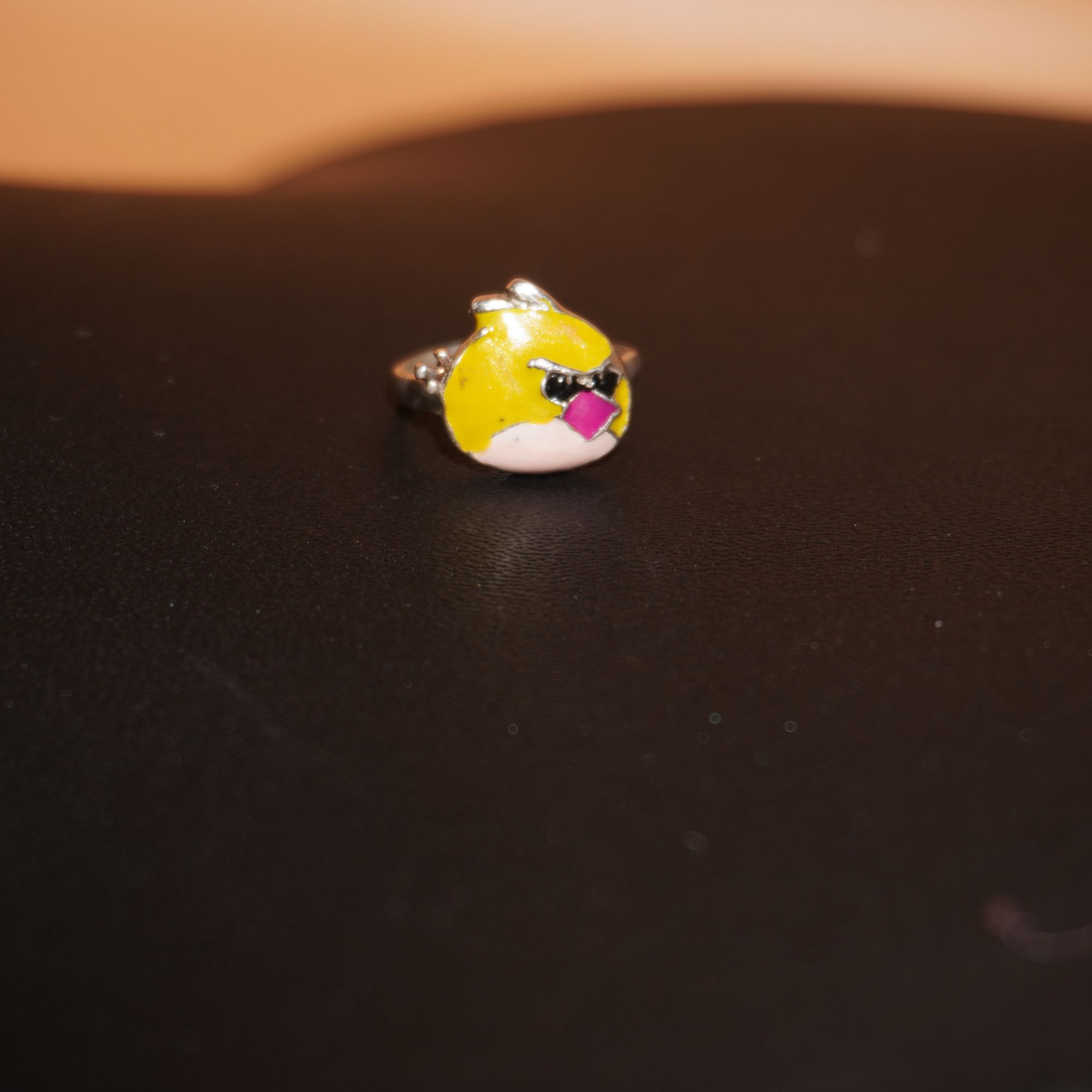 925 Silver Classic Angry Bird Ring