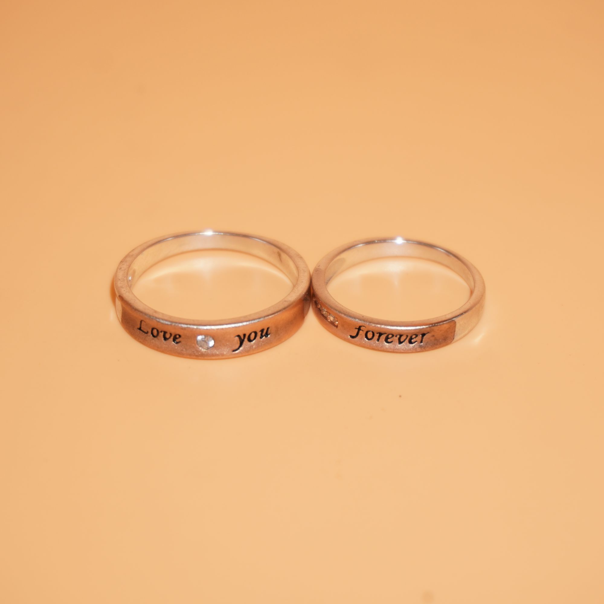 925 Silver Fancy Couple Ring