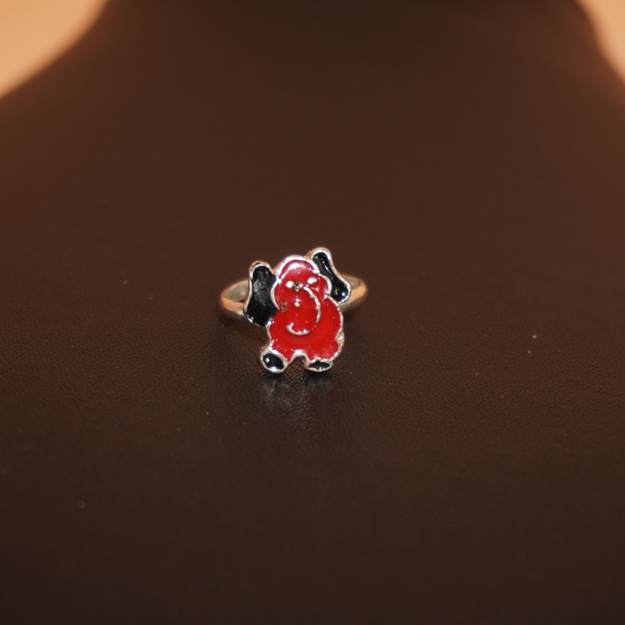 925 Silver Classy Cartoon Design Ring 703R6