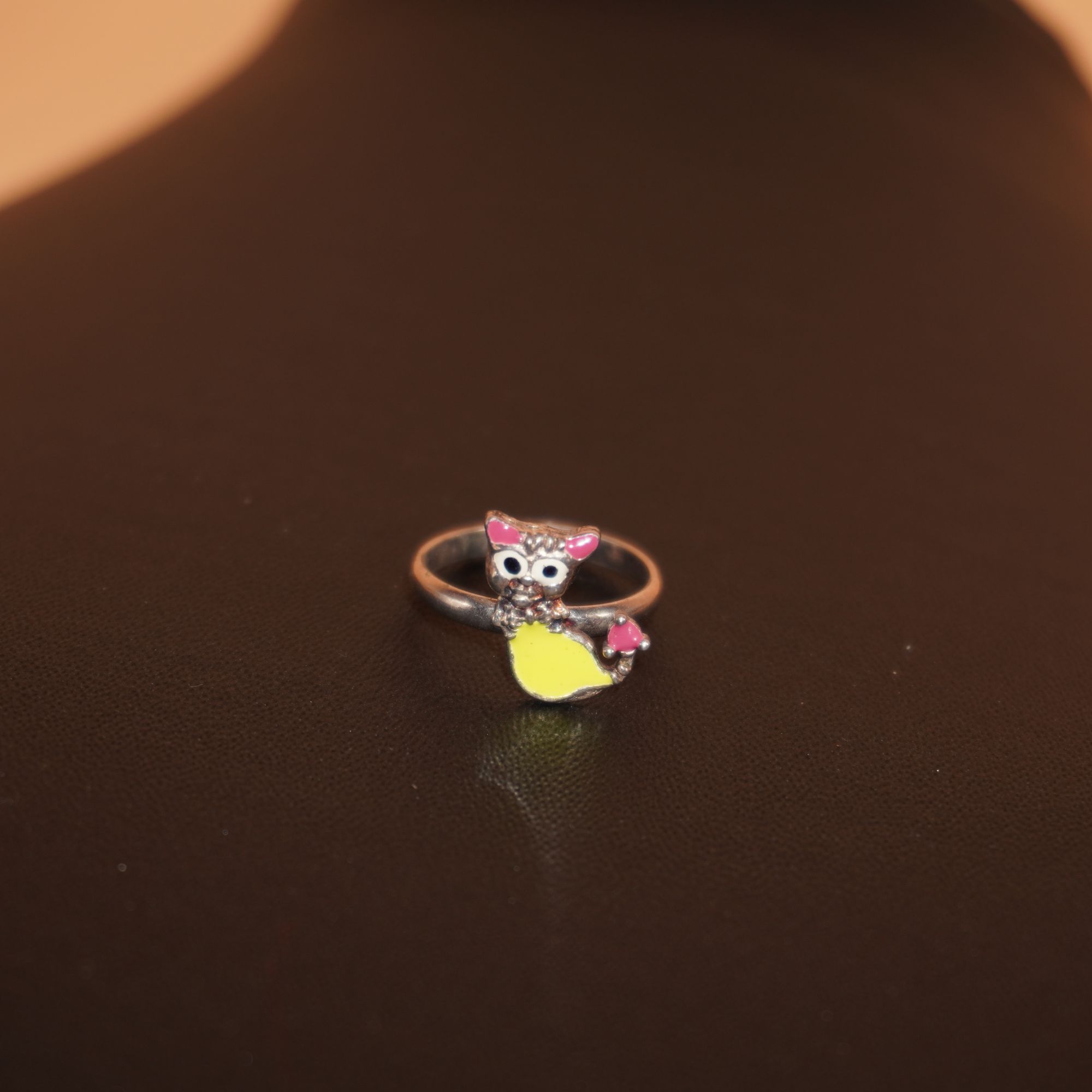 925 Silver Handmade Kids Ring 703R7