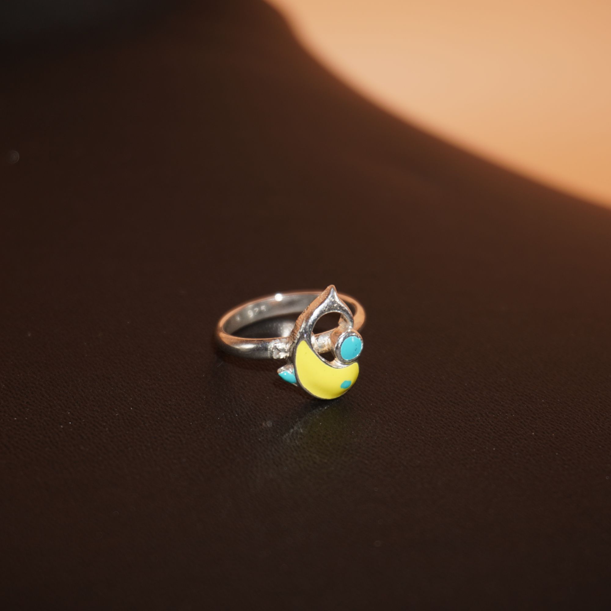 925 Silver Delicate Cartoon Design Ring