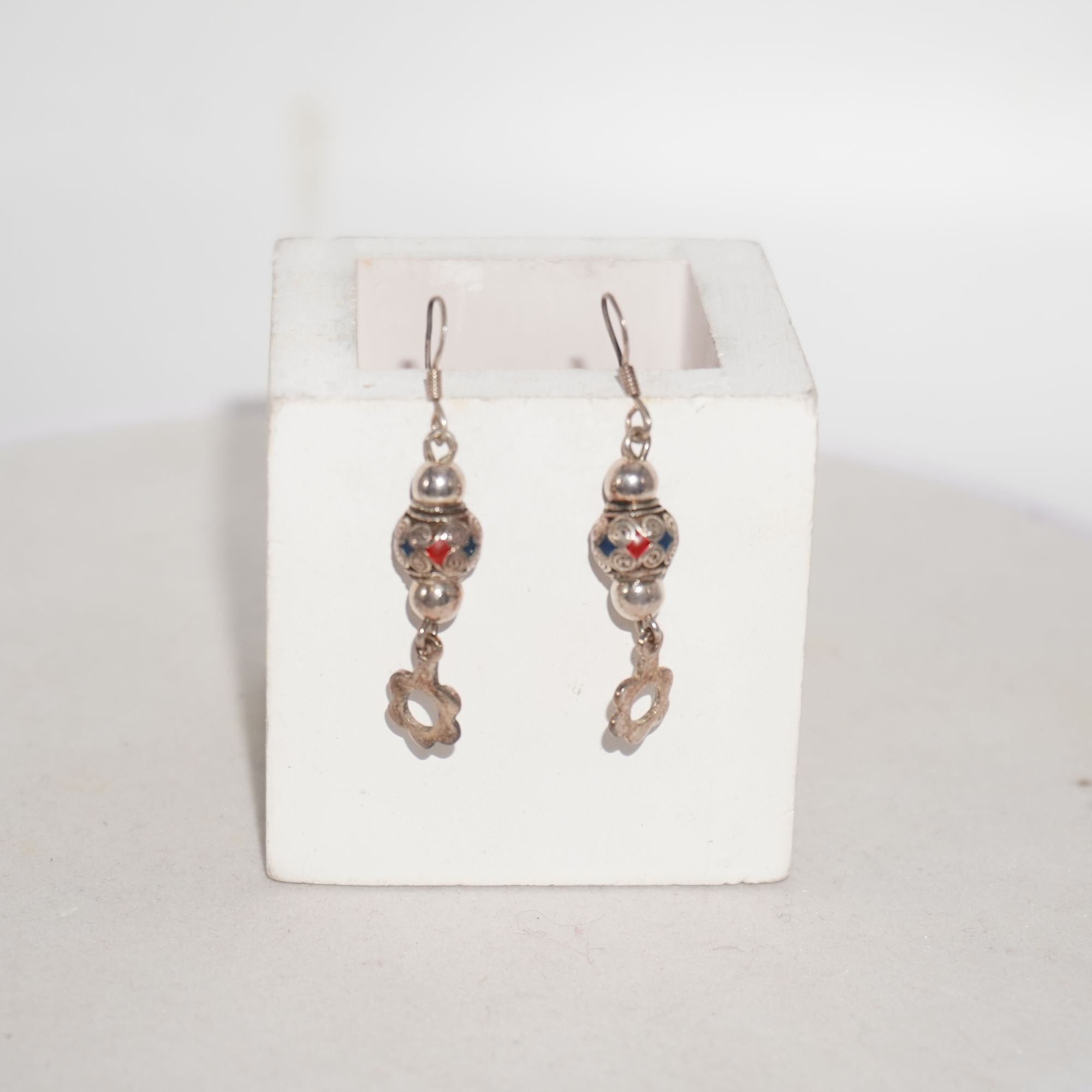 925 Silver Fancy Jhumkha Earring 166R58
