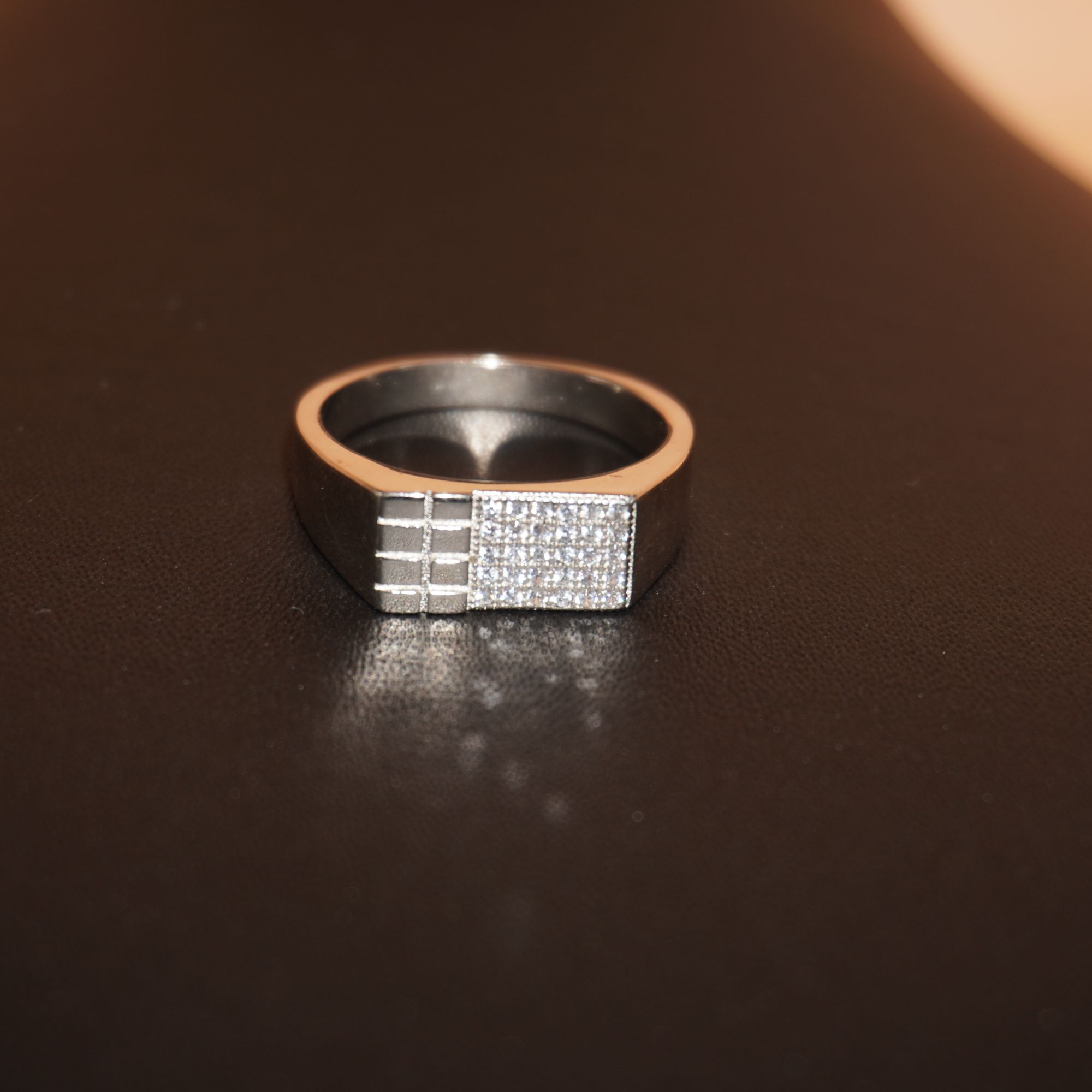 925 Silver Unique Color Stone Ring 791R37