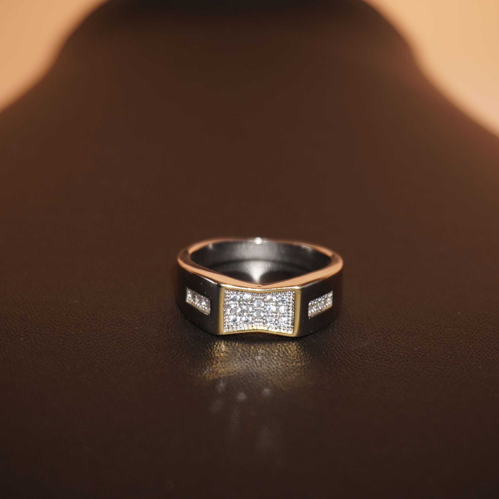 925 Silver Lightweight Color Stone Ring 710R24