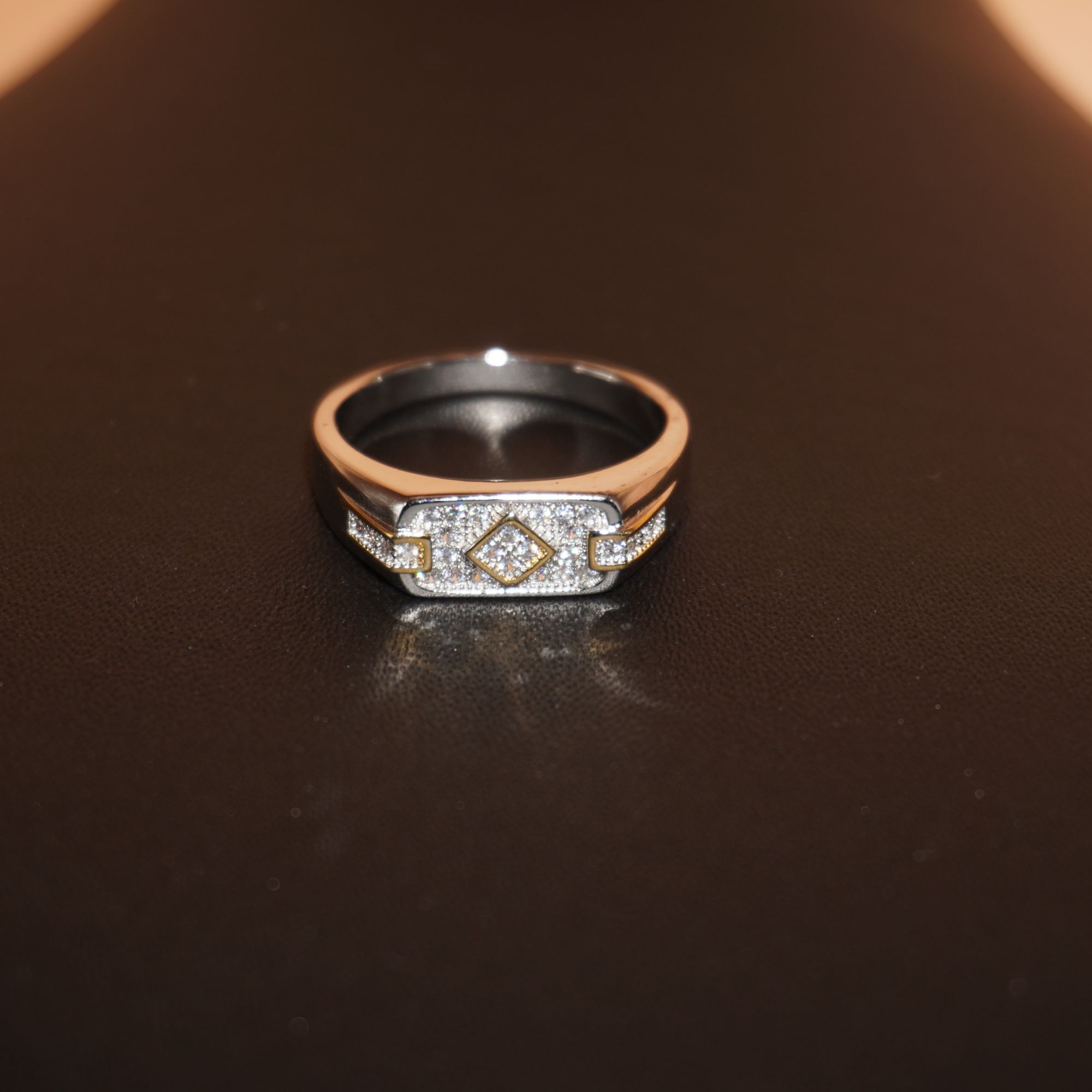 925 Silver Handmade Diamond Ring 723R38