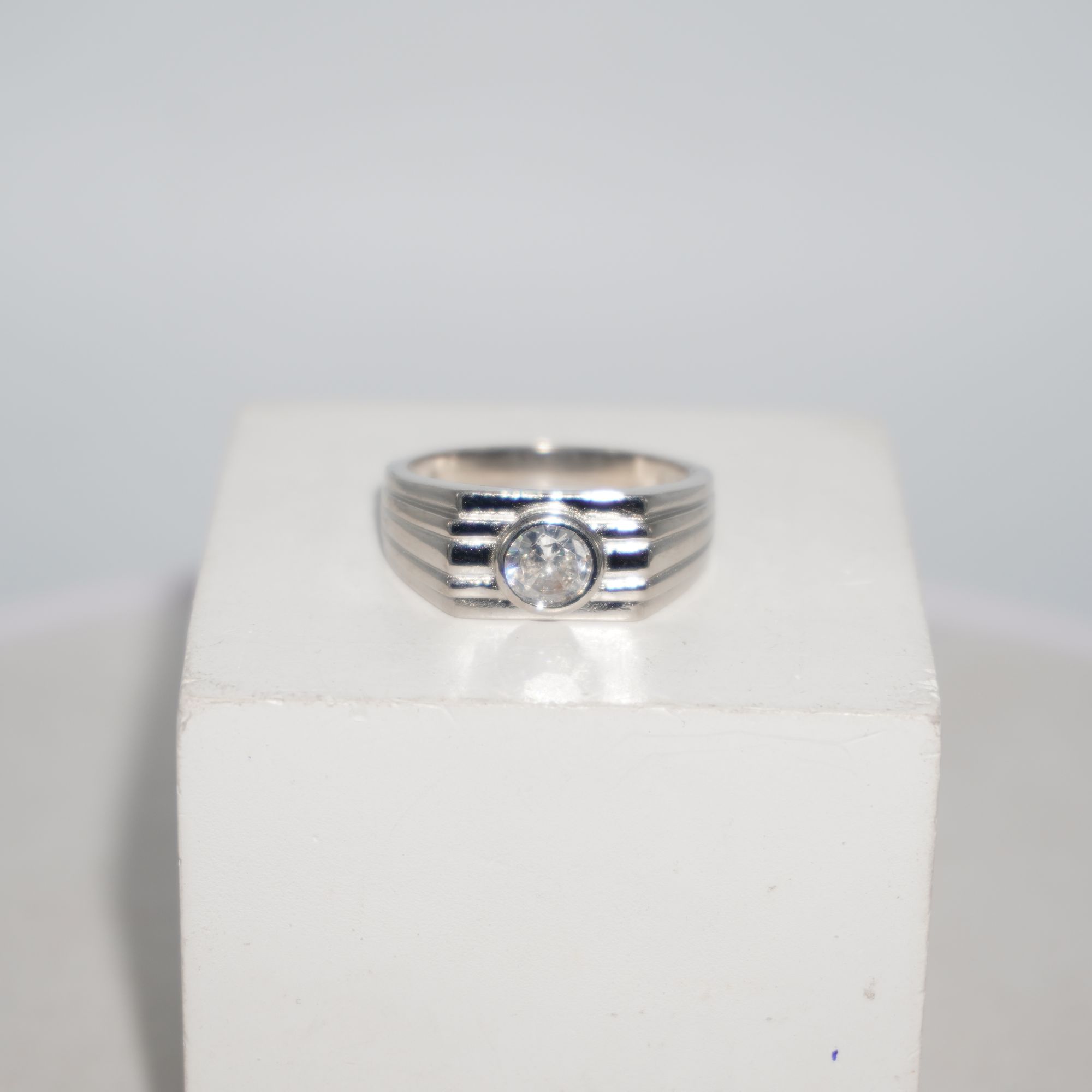 925 Silver Handmade Diamond Ring