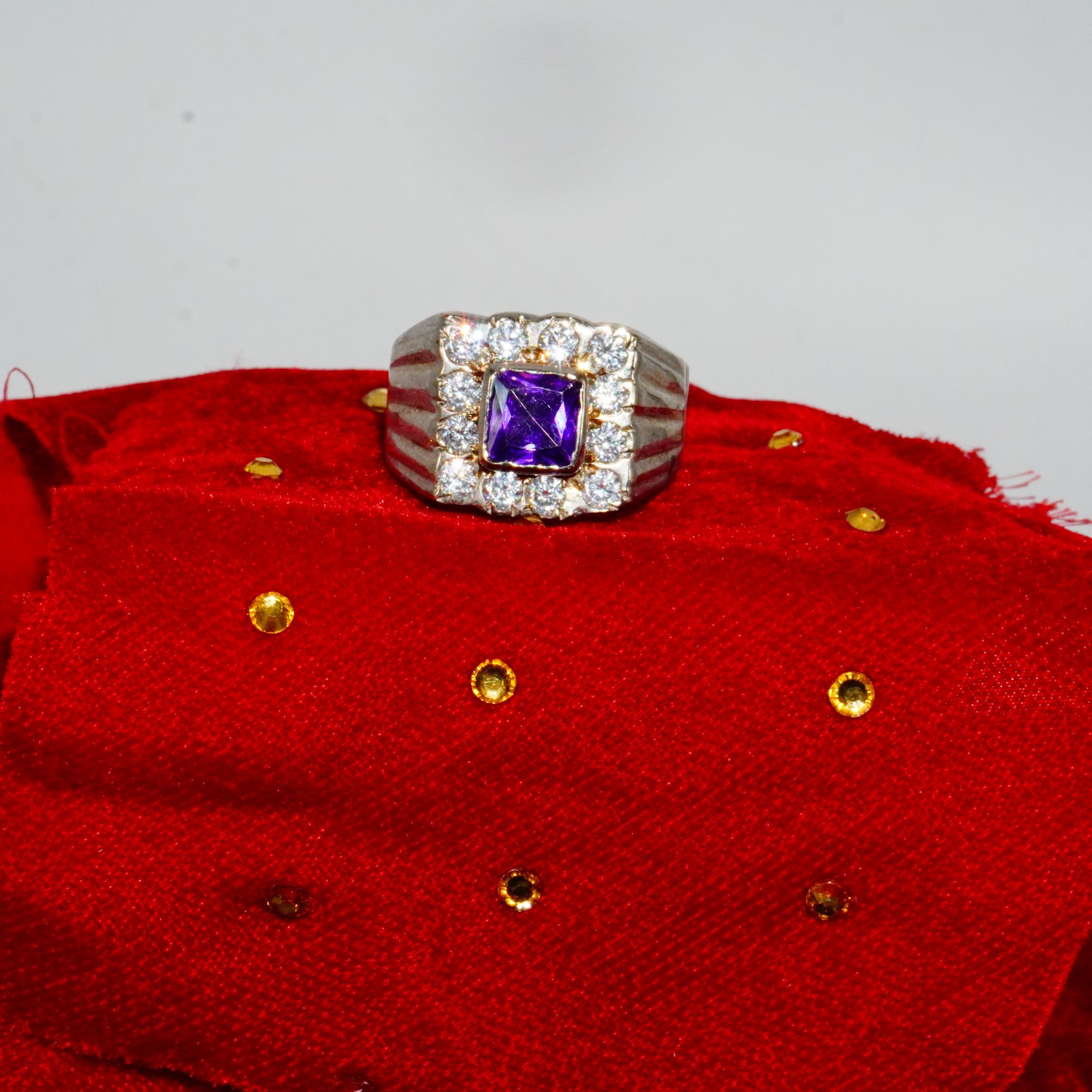 925 Silver Unique Diamond Ring 274R144