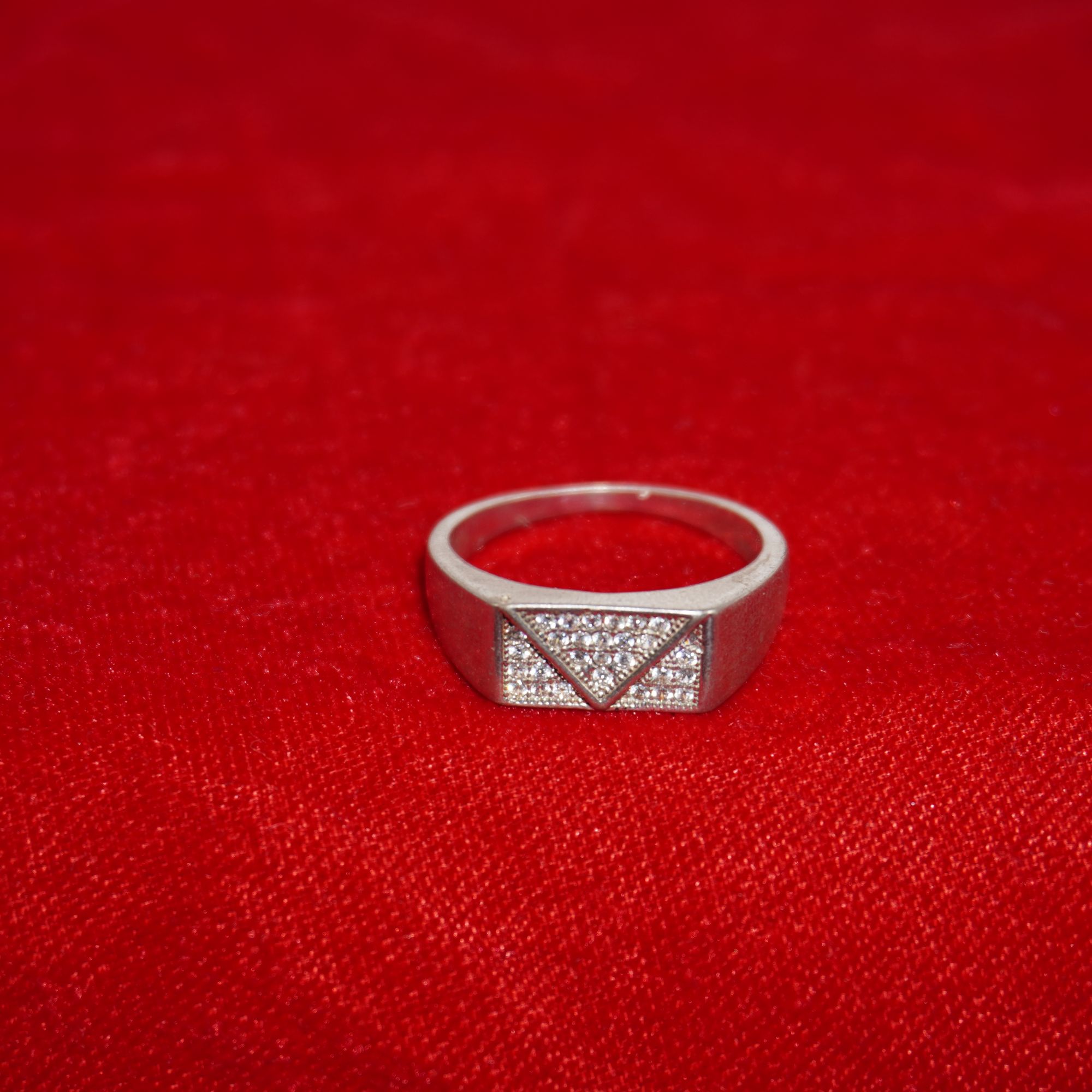 925 Silver Unique Color Stone Ring 274R107