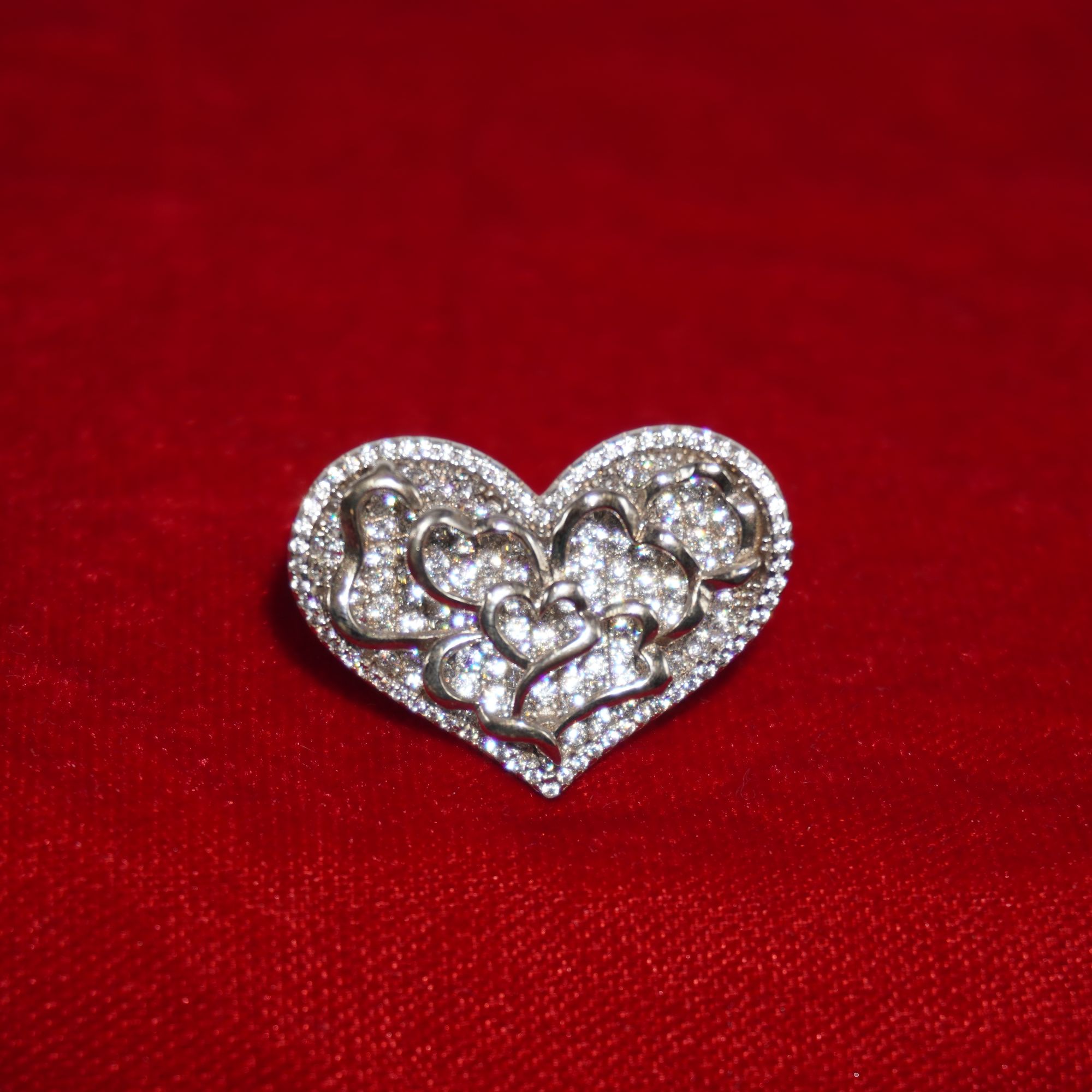 925 Silver Fancy Diamond Ring 875R1