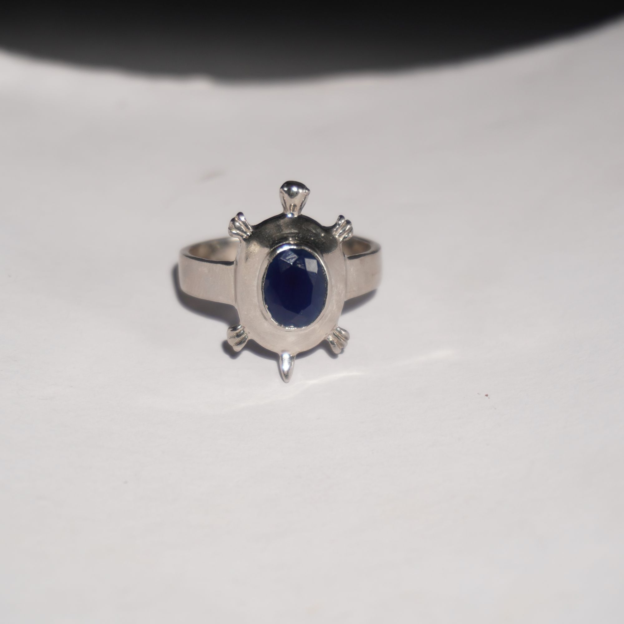 925 Silver Unique Color Stone Ring 223R58