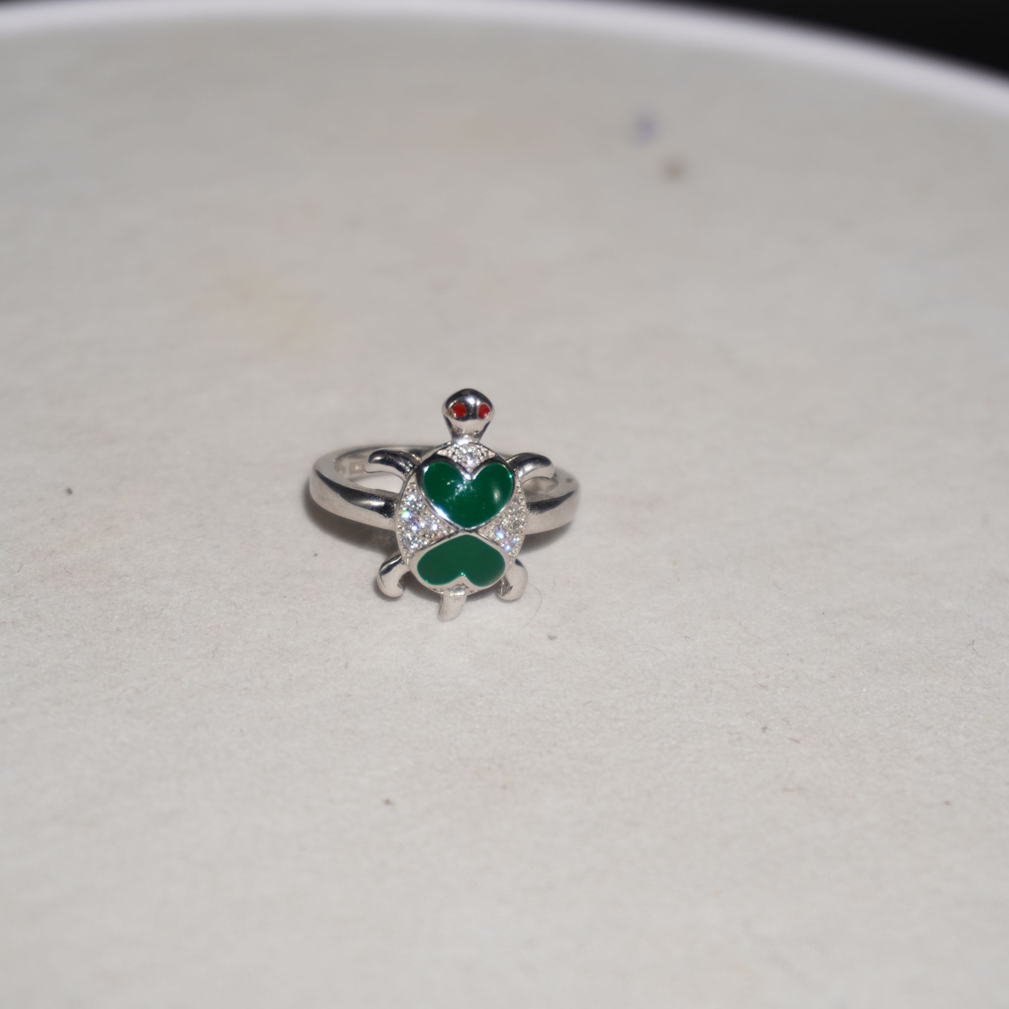 925 Silver Fancy Diamond Ring 365R54