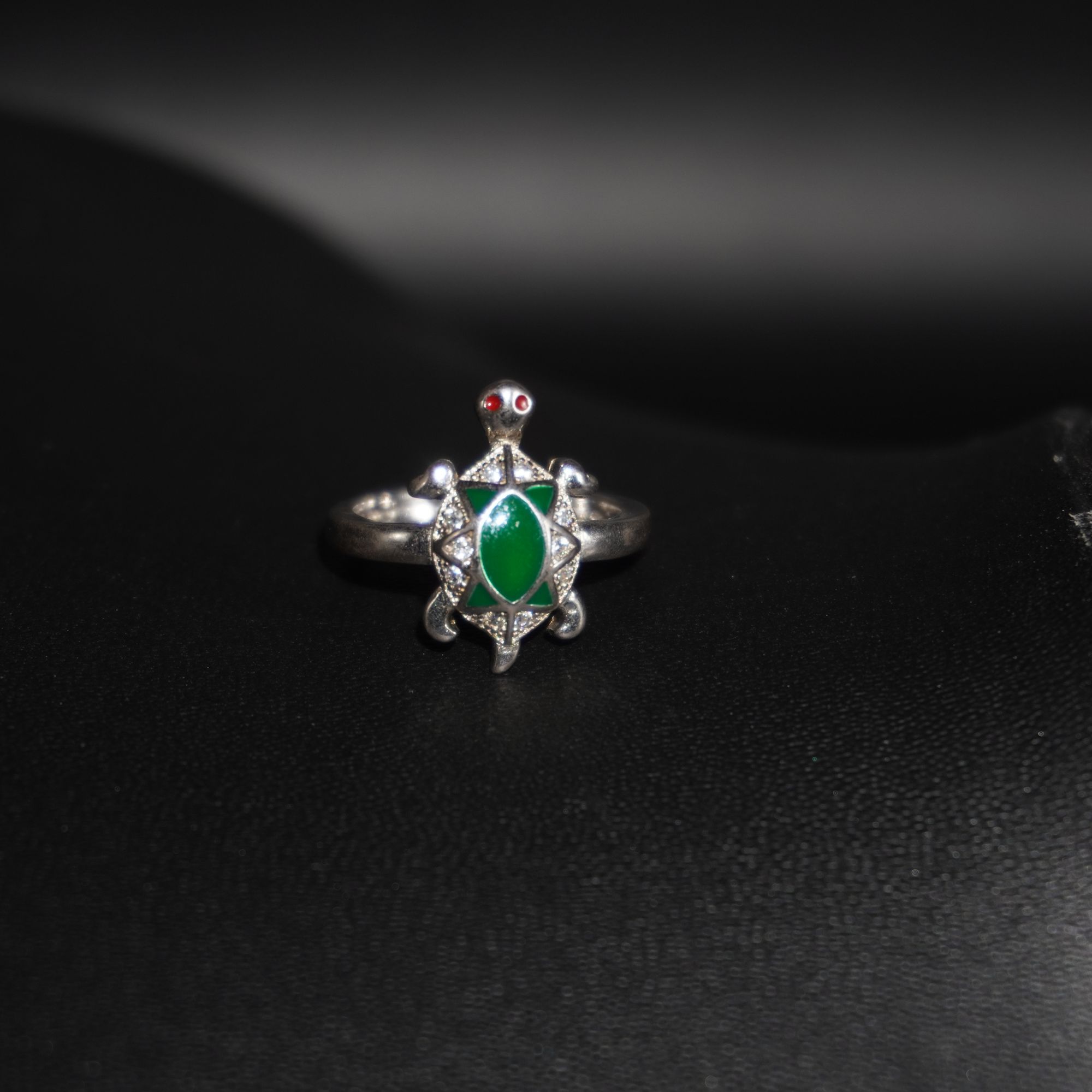 925 Silver Delicate Diamond Ring 216R49