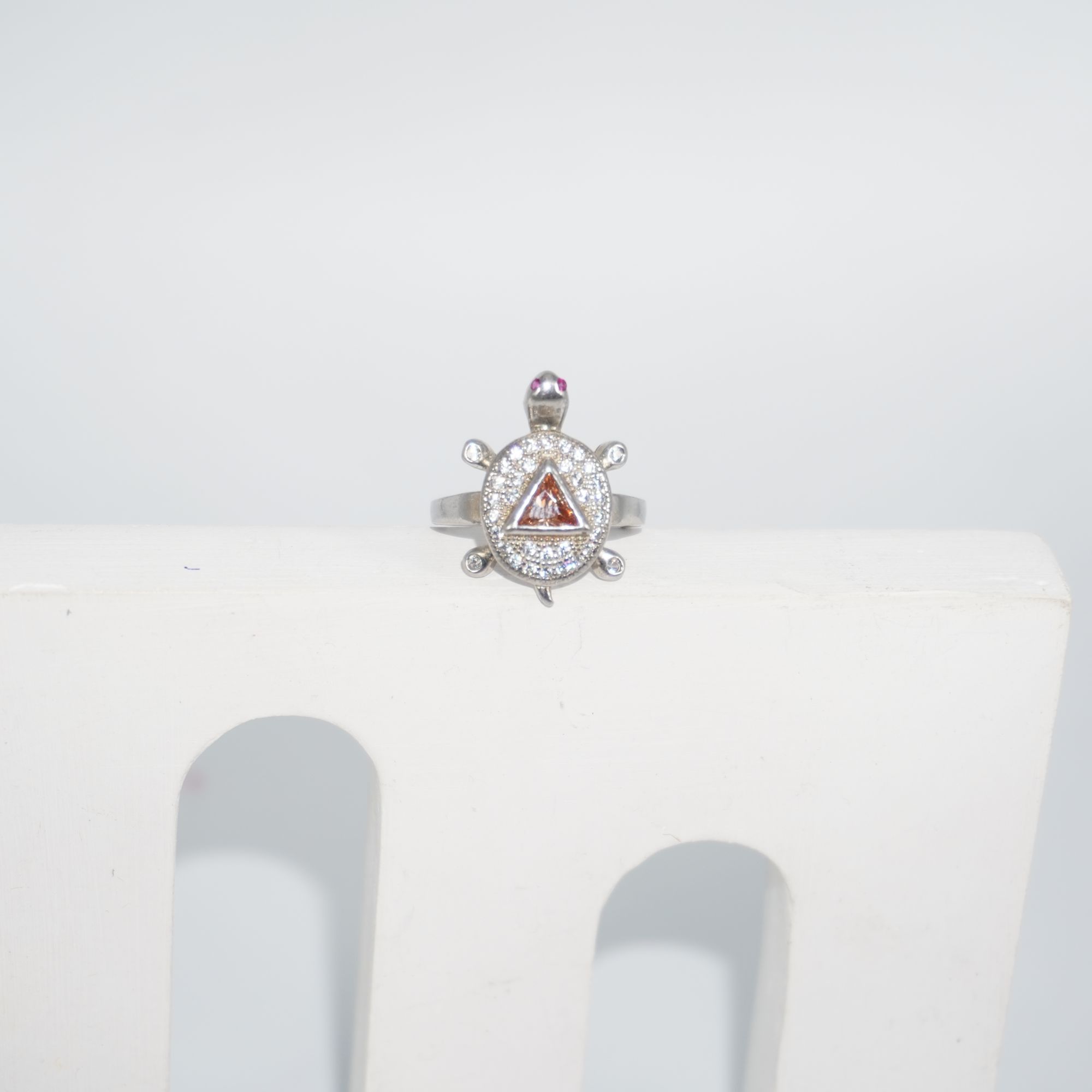 925 Silver Grand Studed Ring 195R542