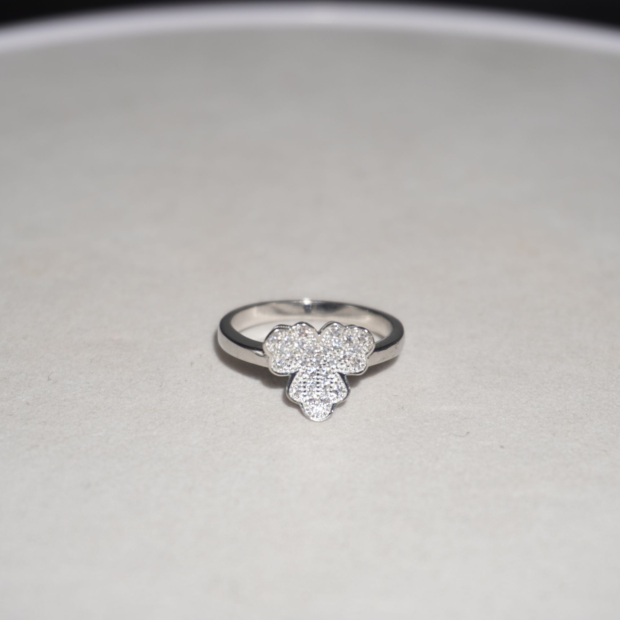 925 Silver Handmade Diamond Ring 873R35