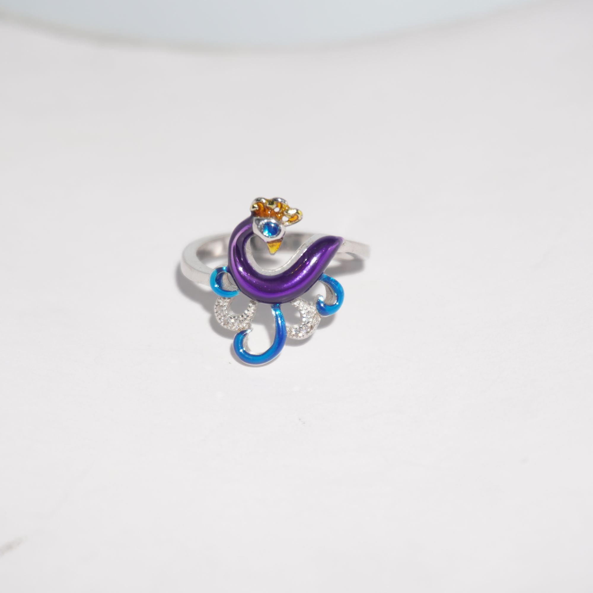 925 Silver Fancy Plain Ring 872R5