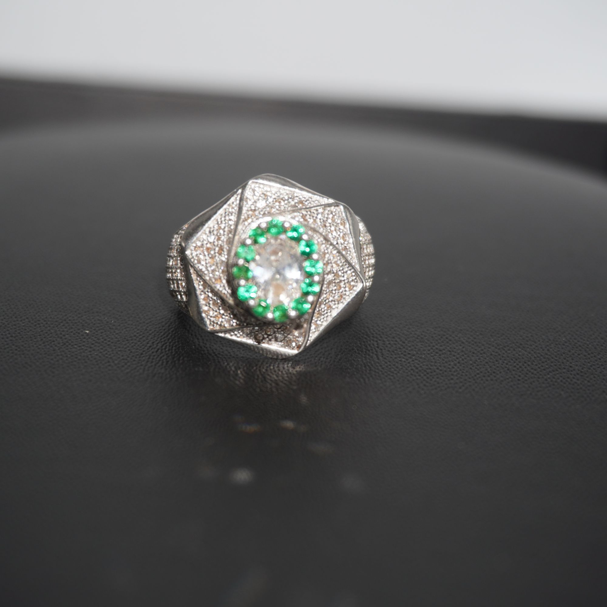925 Silver Elite Engagement Ring 195R166