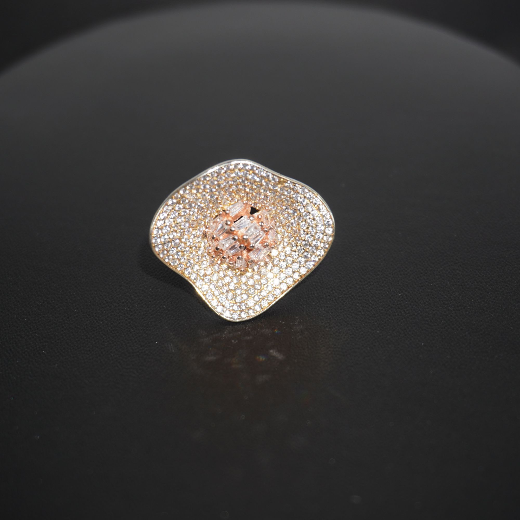 925 Silver Beautiful Engagement Ring 871R1