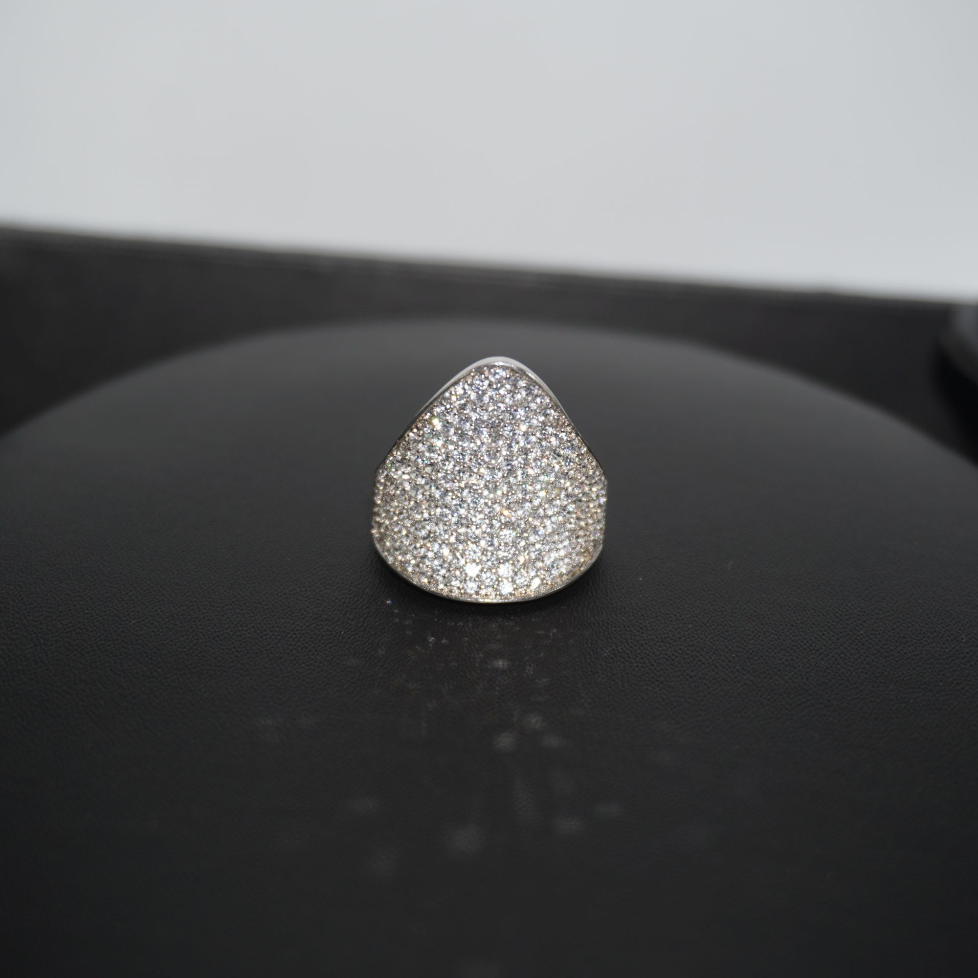 925 Silver Fine Engagement Ring 876R2