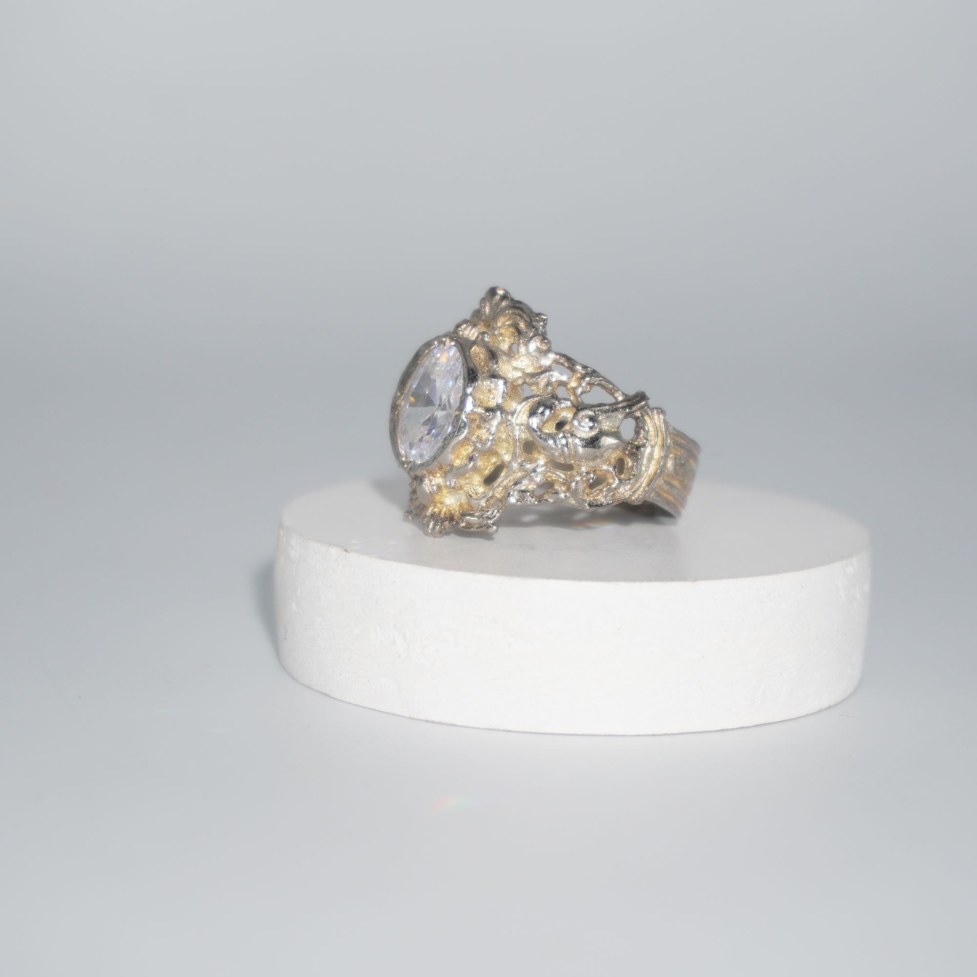 925 Silver Classy Designer Ring 275R61