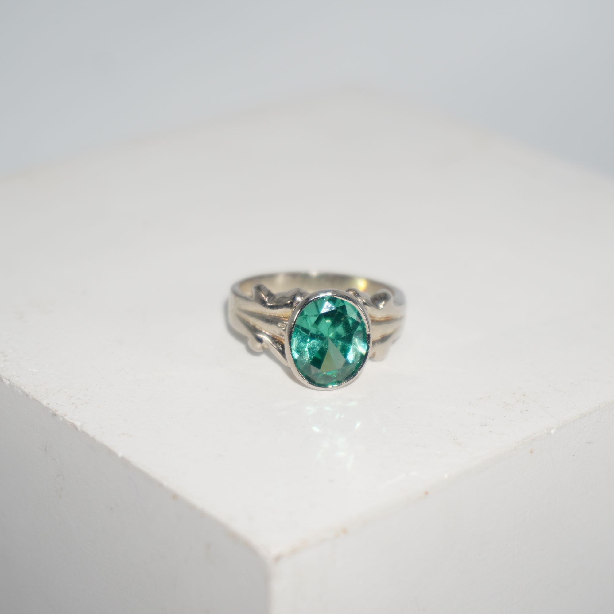 925 Silver Unique Gents Ring 724R6