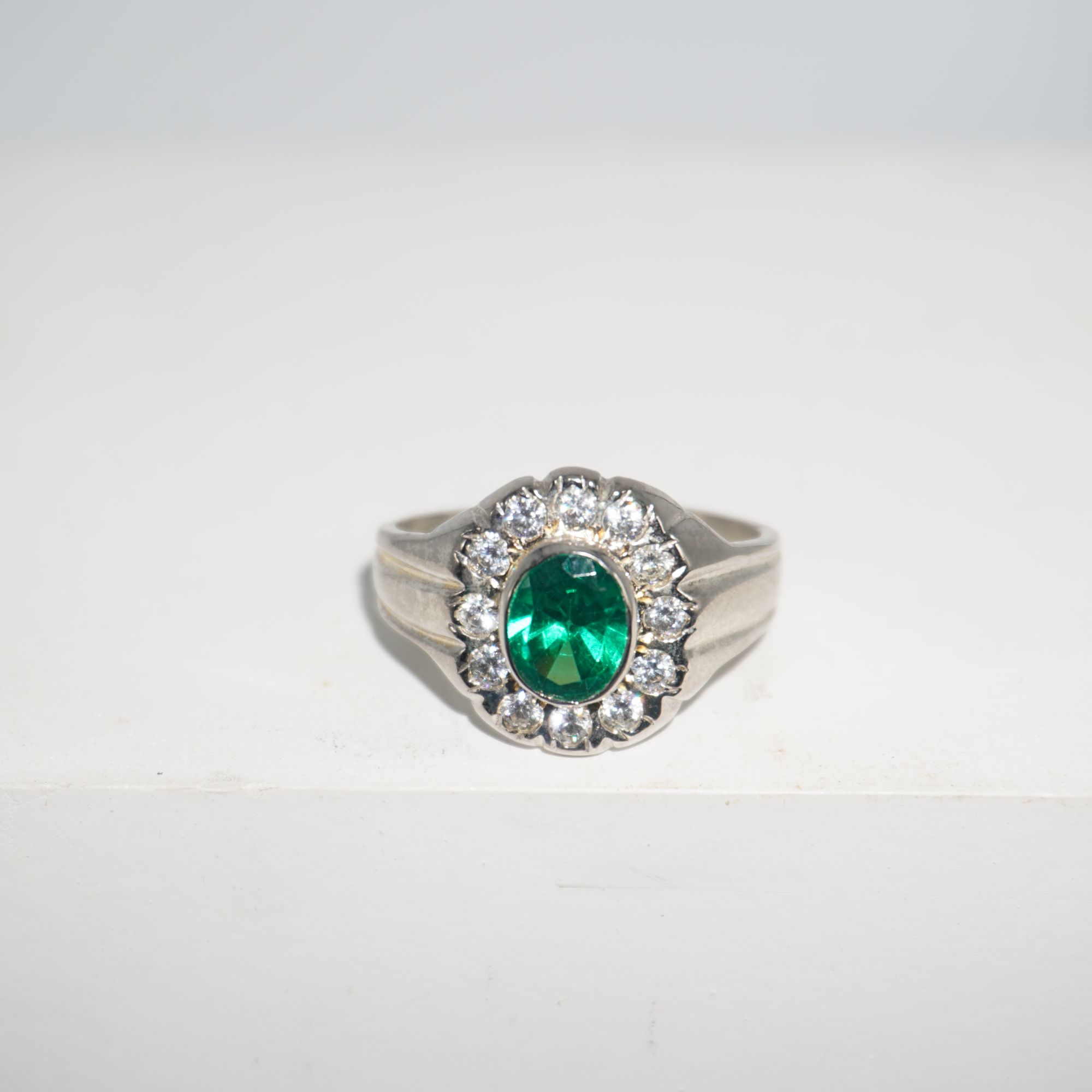 925 Silver Modern Plain Ring 446R16
