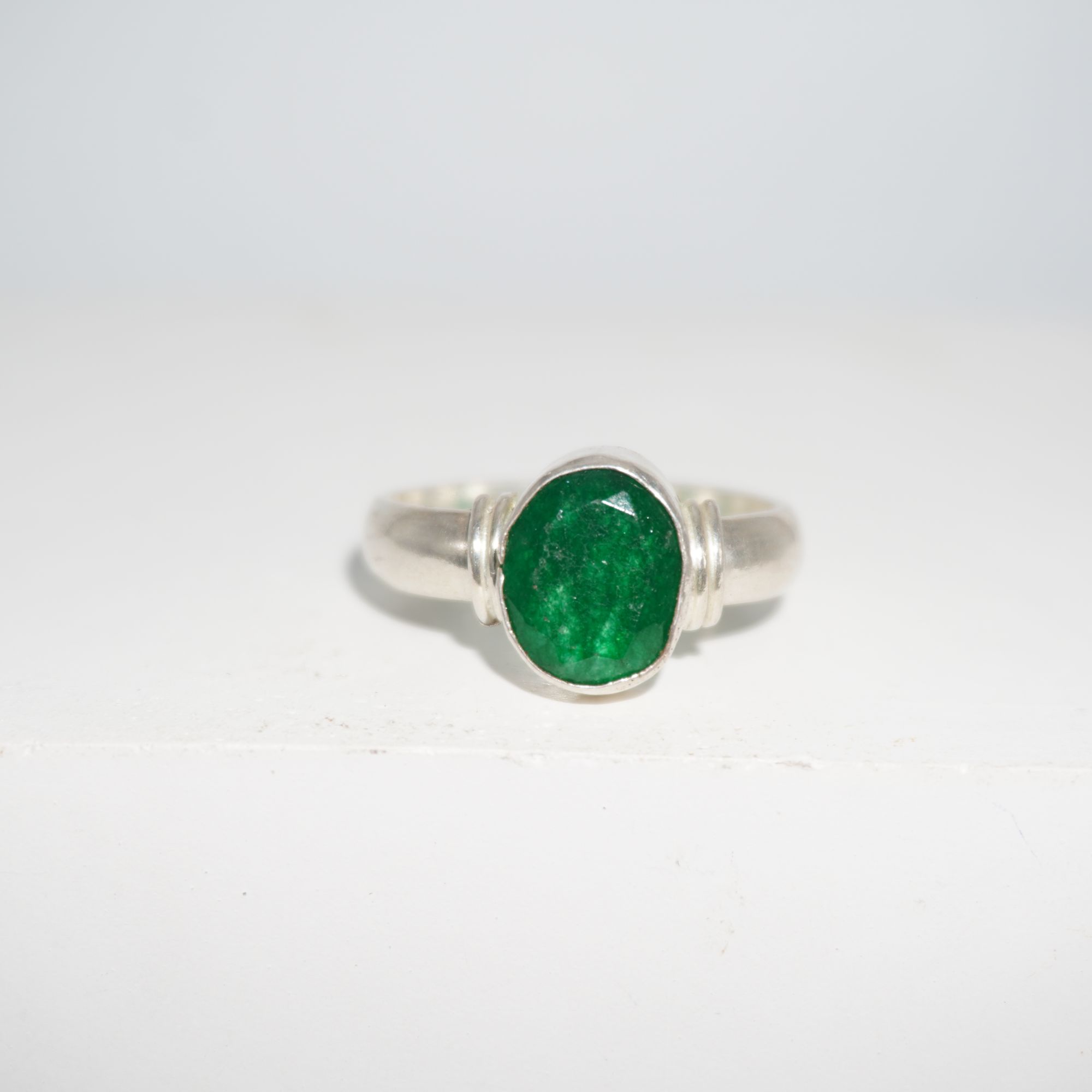 925 Silver Classy Plain Ring 341R13