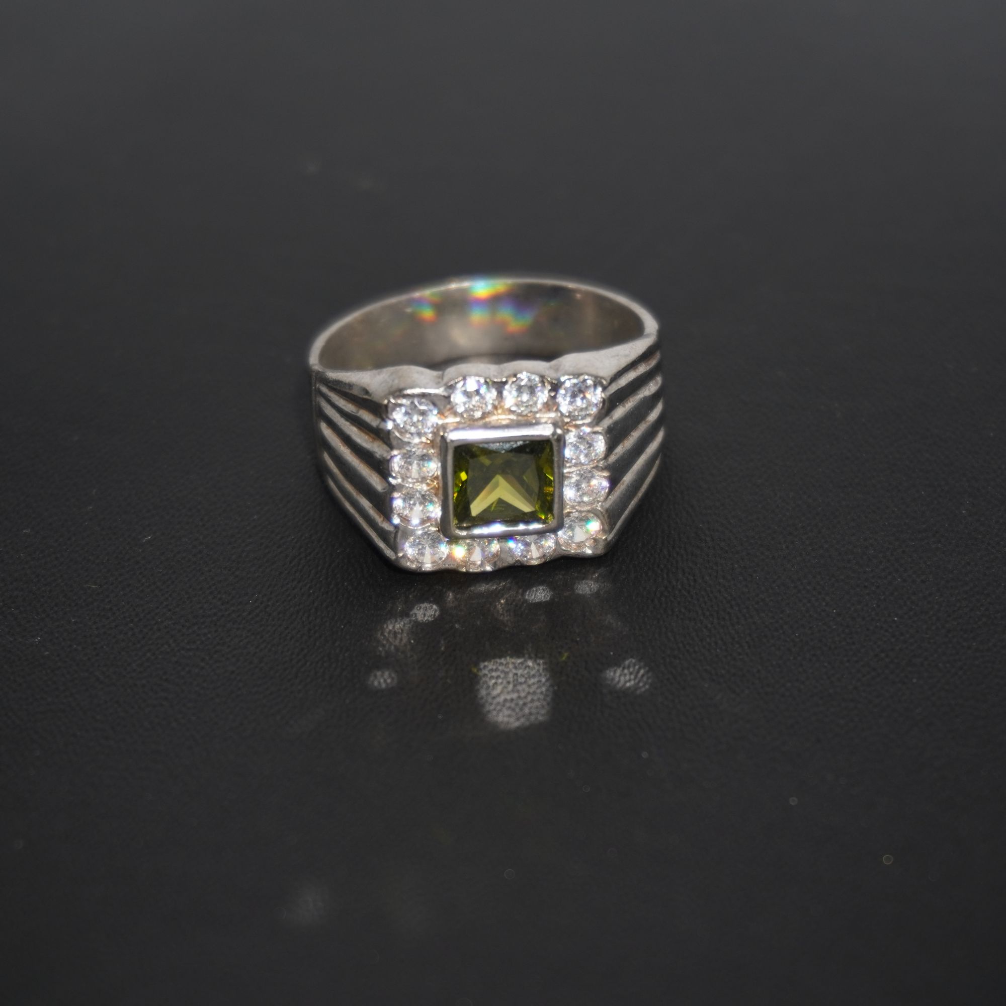 925 Silver Unique Plain Ring 342R18