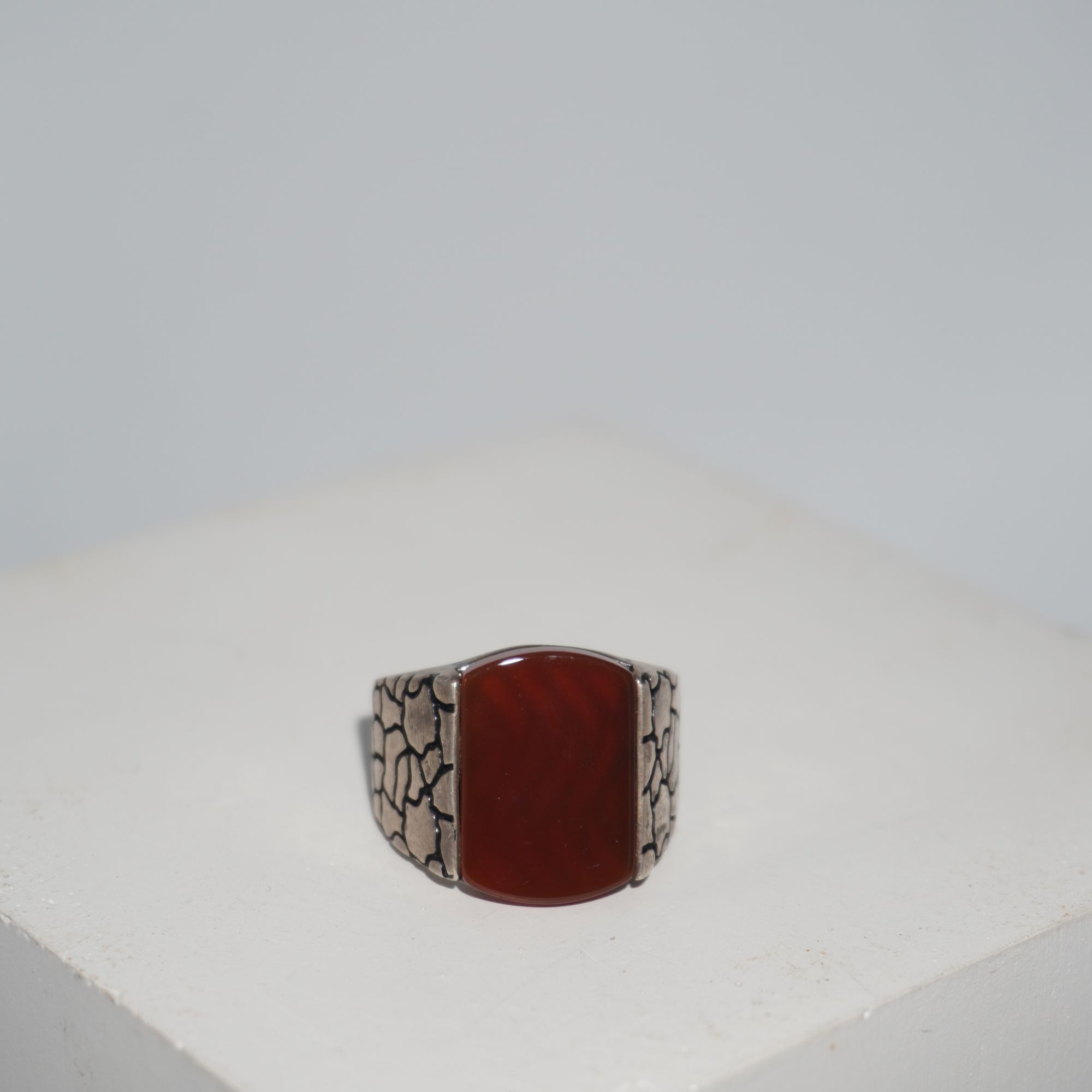 925 Silver Unique Men Ring 721R1