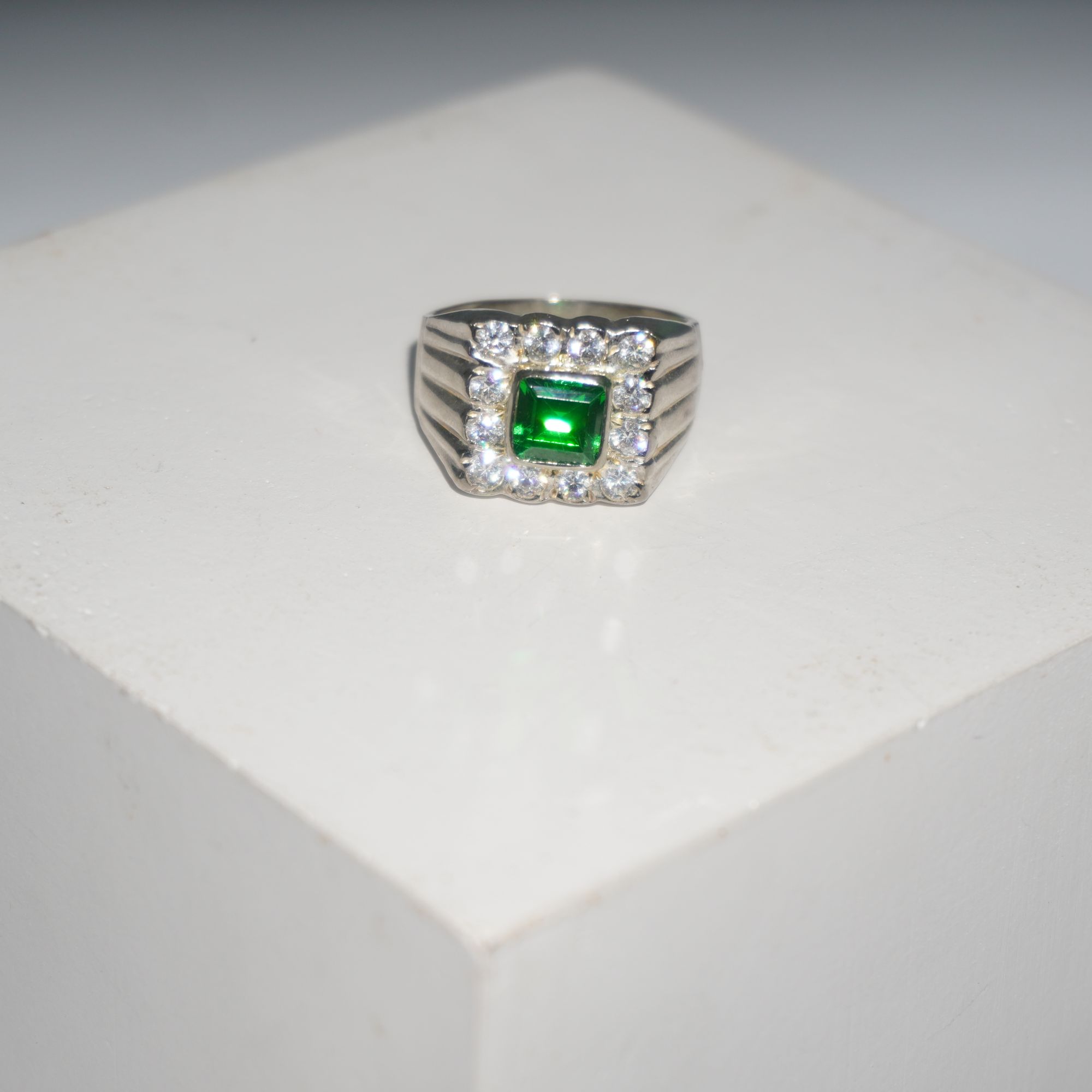 925 Silver Modern Men Ring 222R66