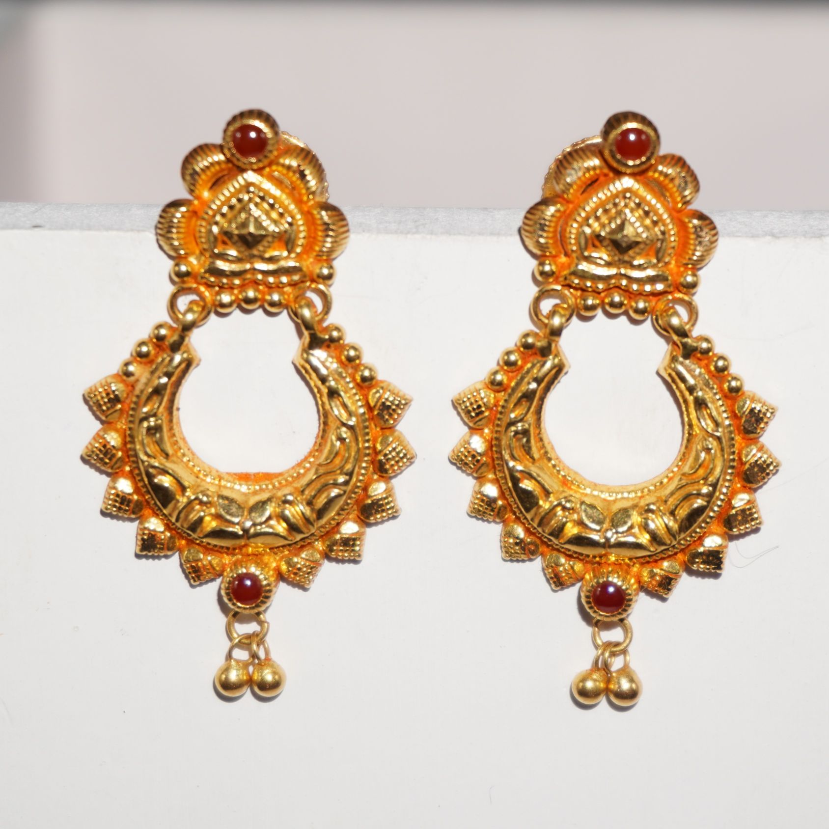 22k Gold Modern Earrings 37R186