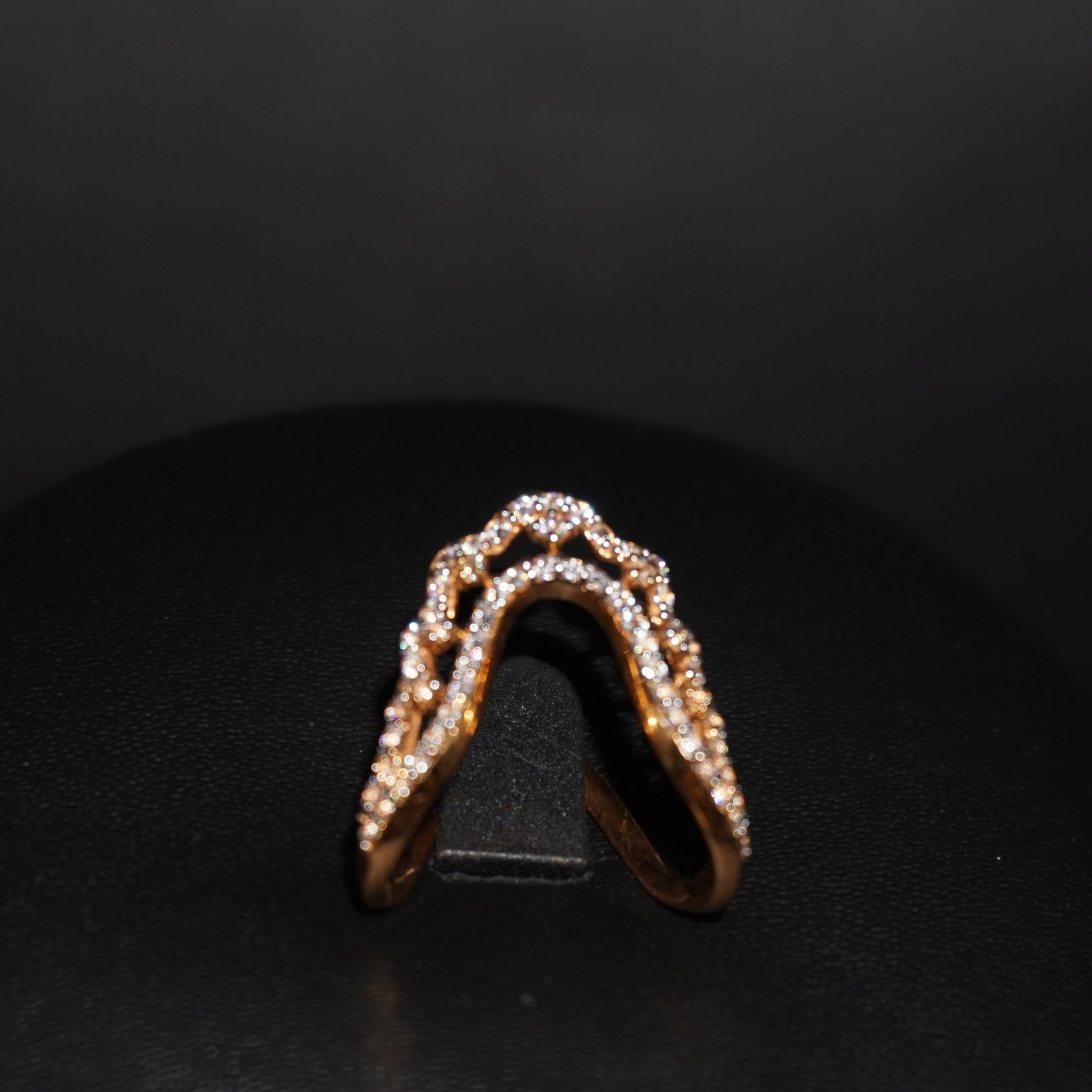 22k Gold Trending Plain Earrings 1283R3
