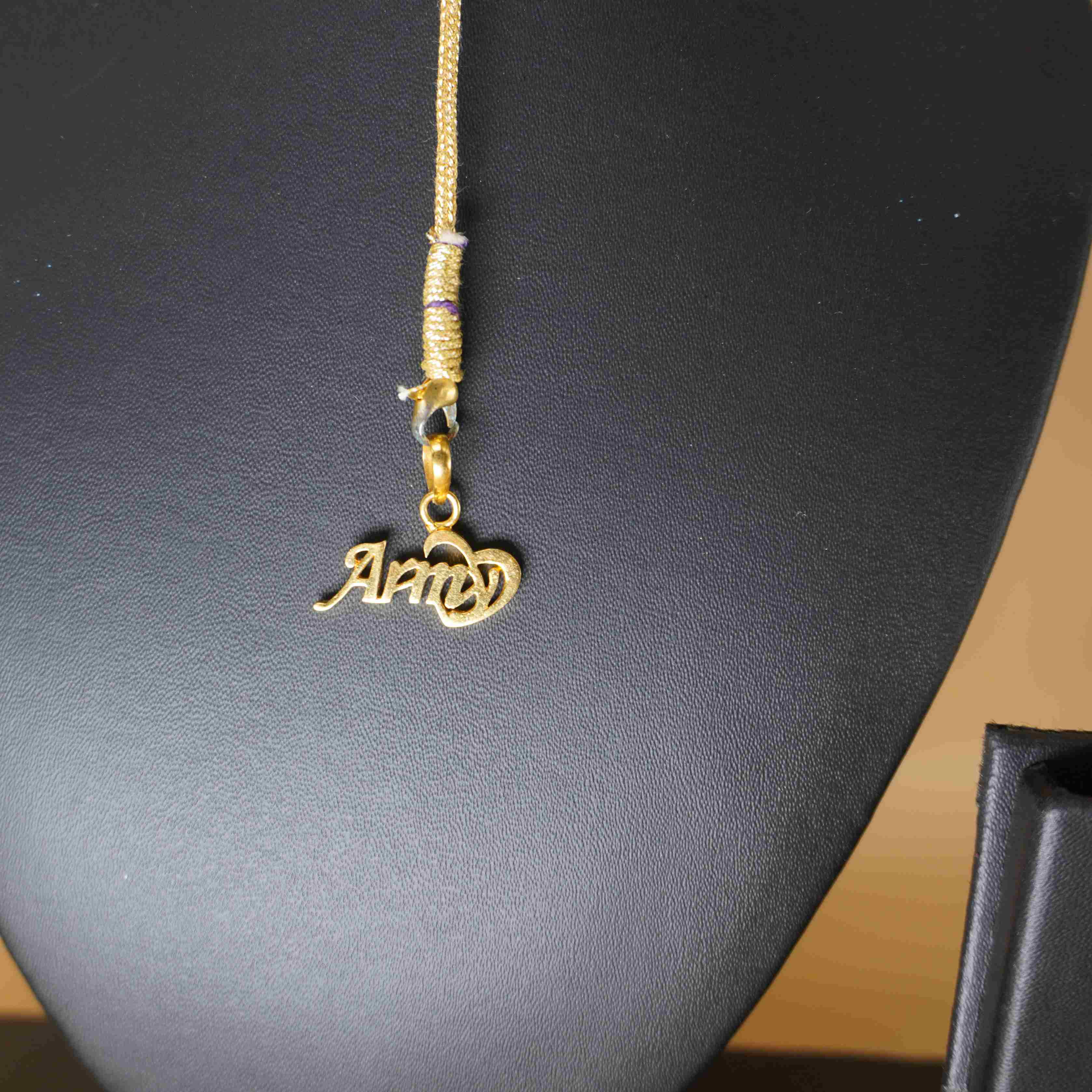 22k Gold Modern Plain Pendant 11R262